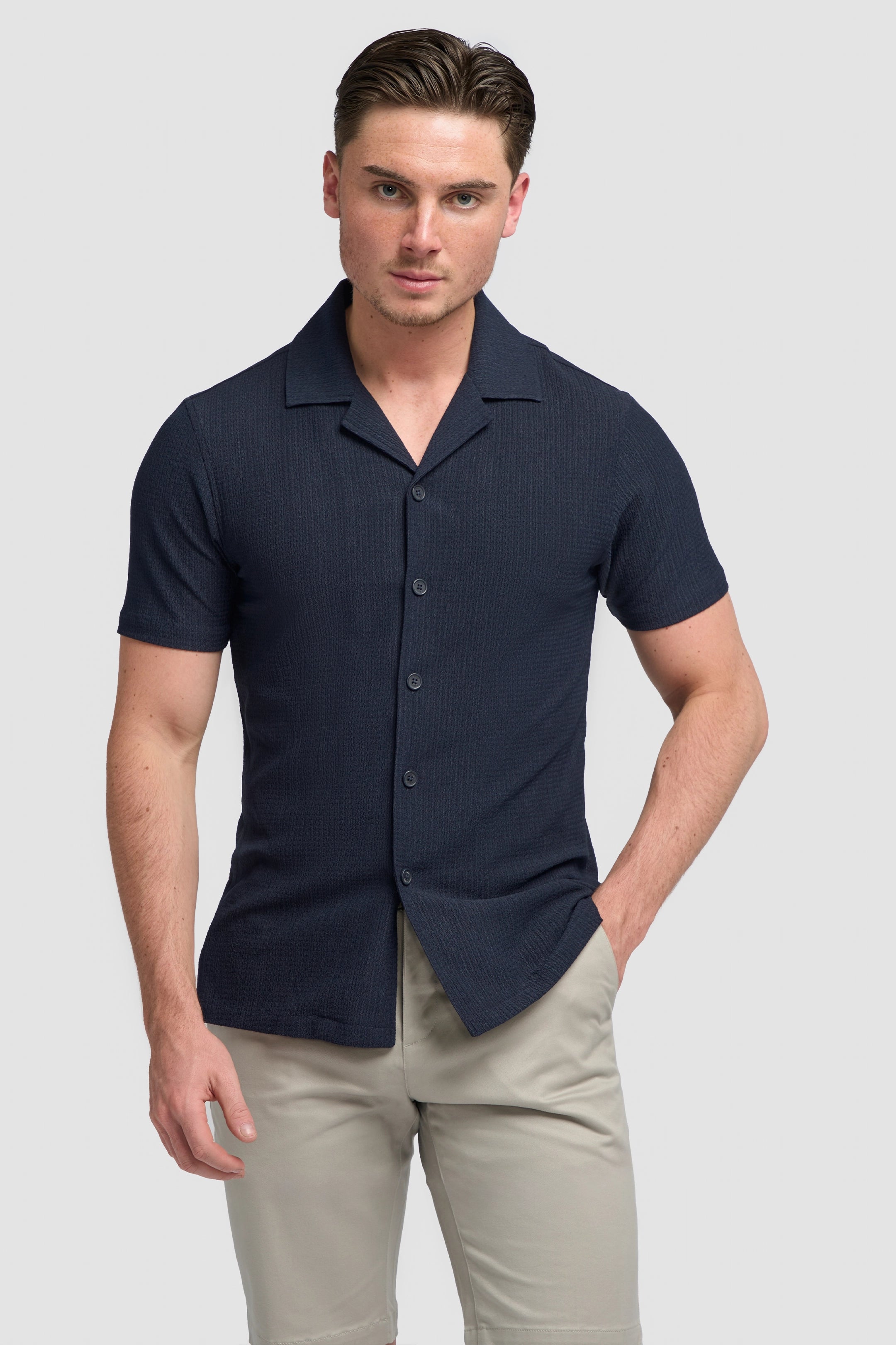 Silva Navy Short Sleeve Shirt