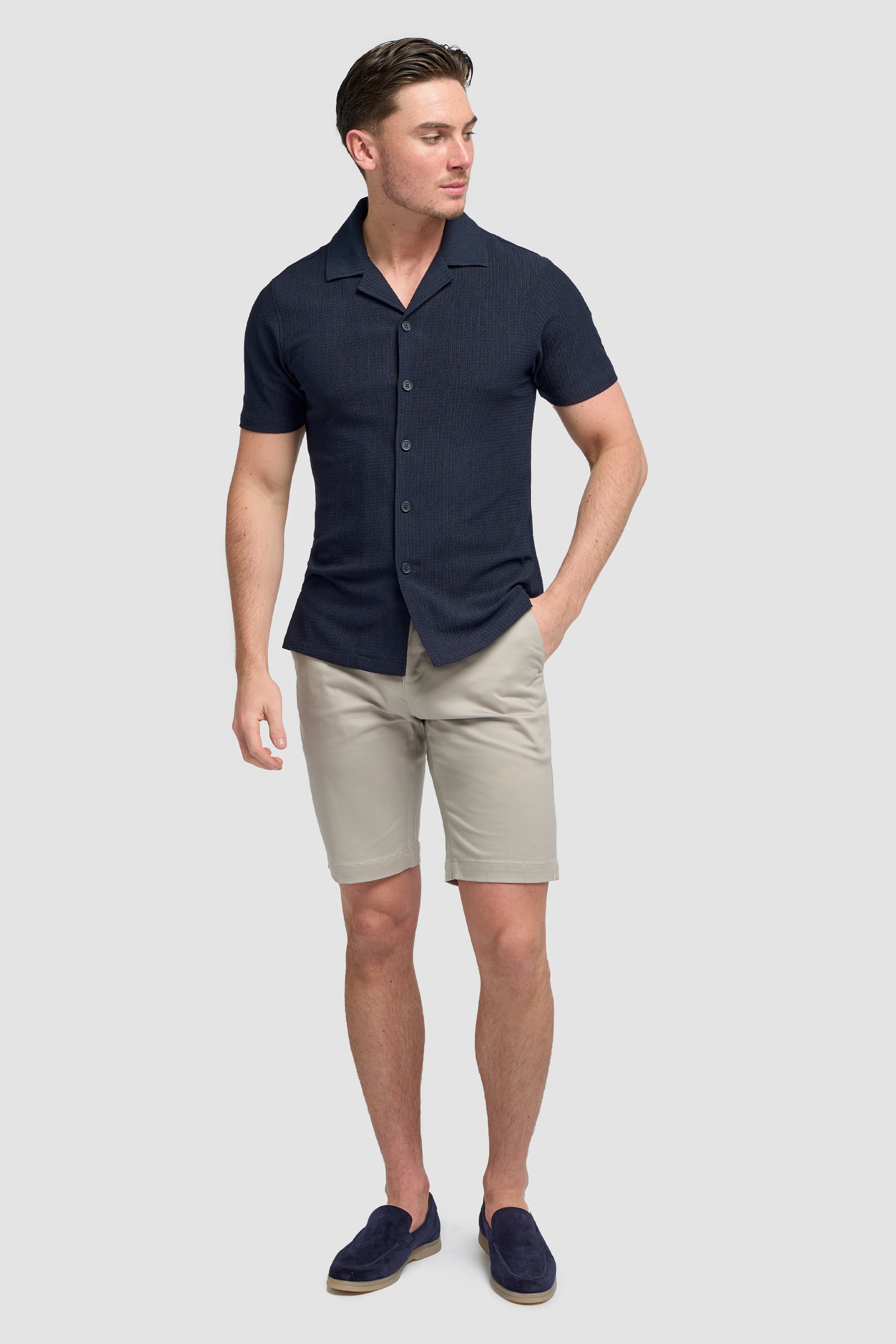 Silva Navy Short Sleeve Shirt