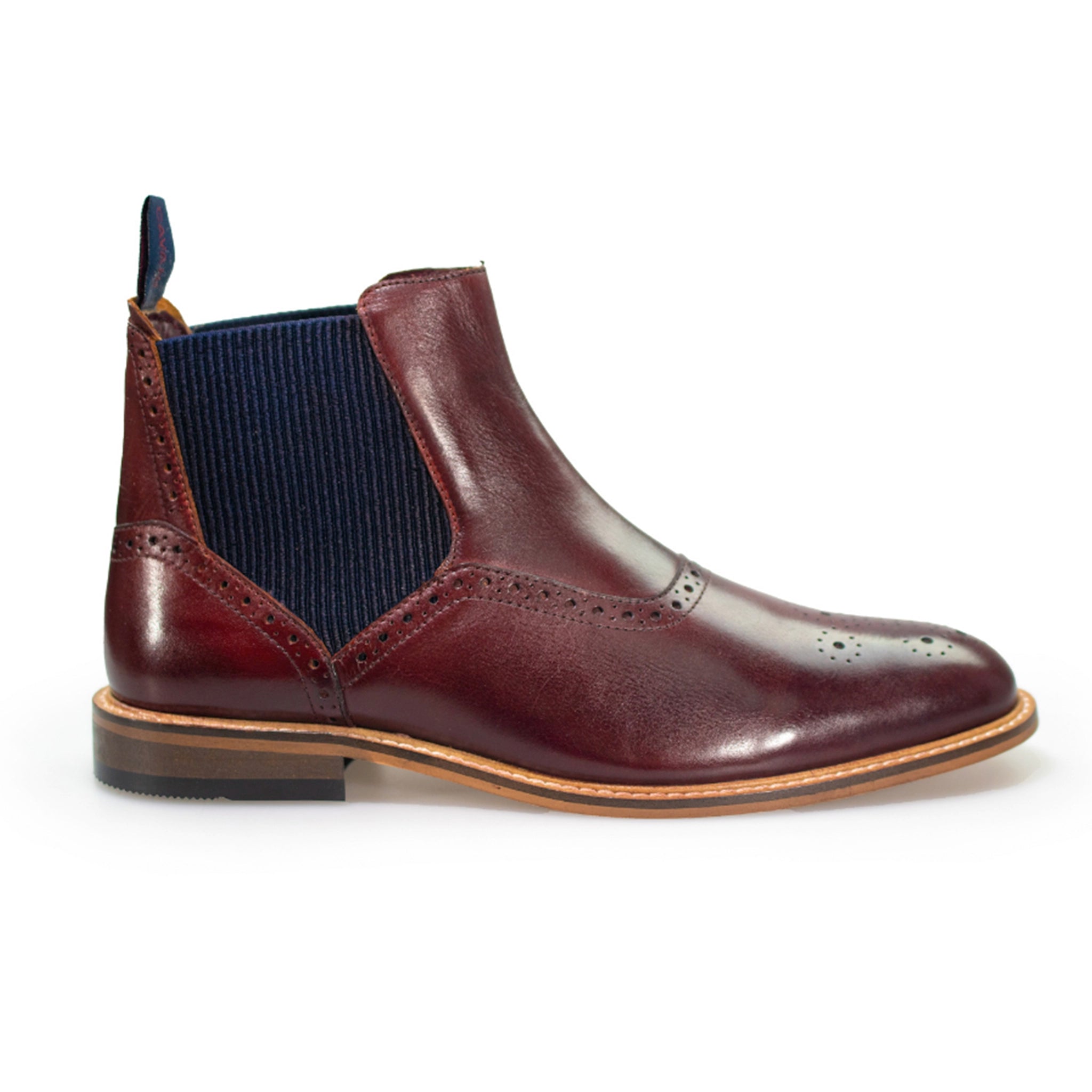 Moriarty Burgundy Chelsea Boots