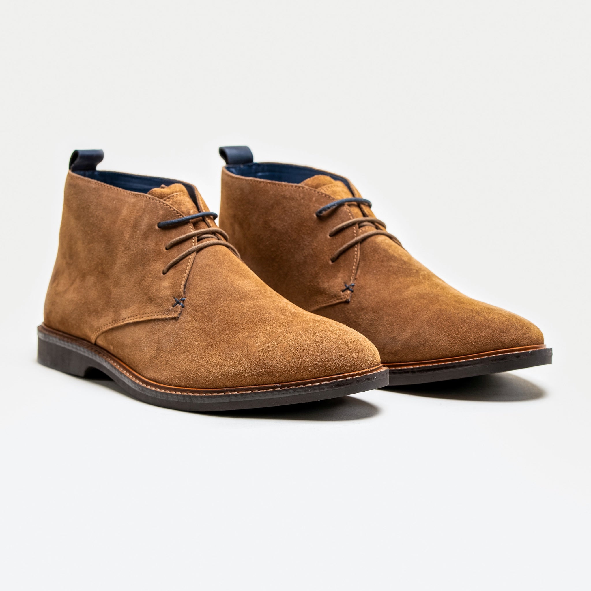 Sahara Tobacco Suede Desert Boots