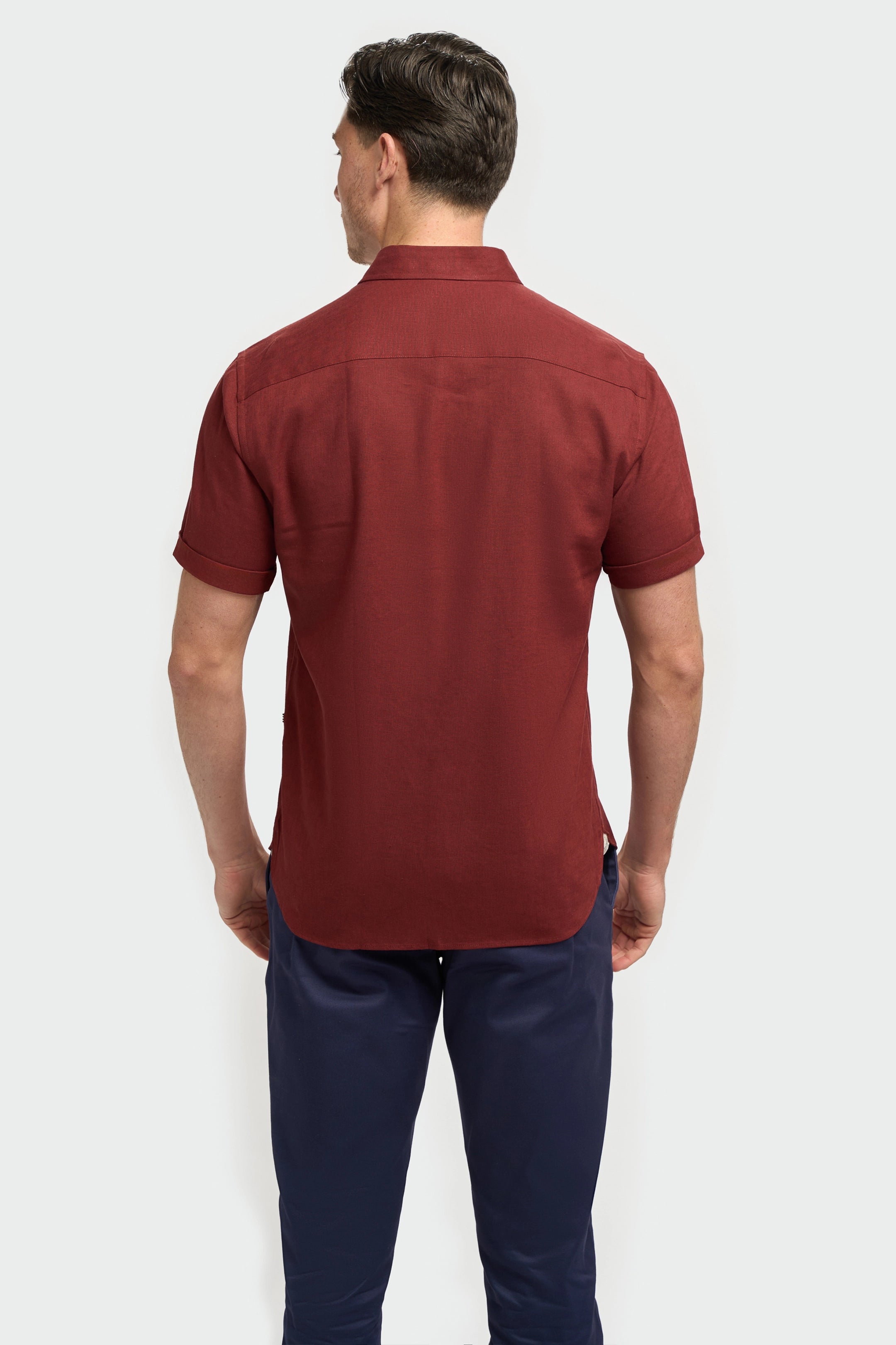 Matera Rust Short Sleeve Shirt