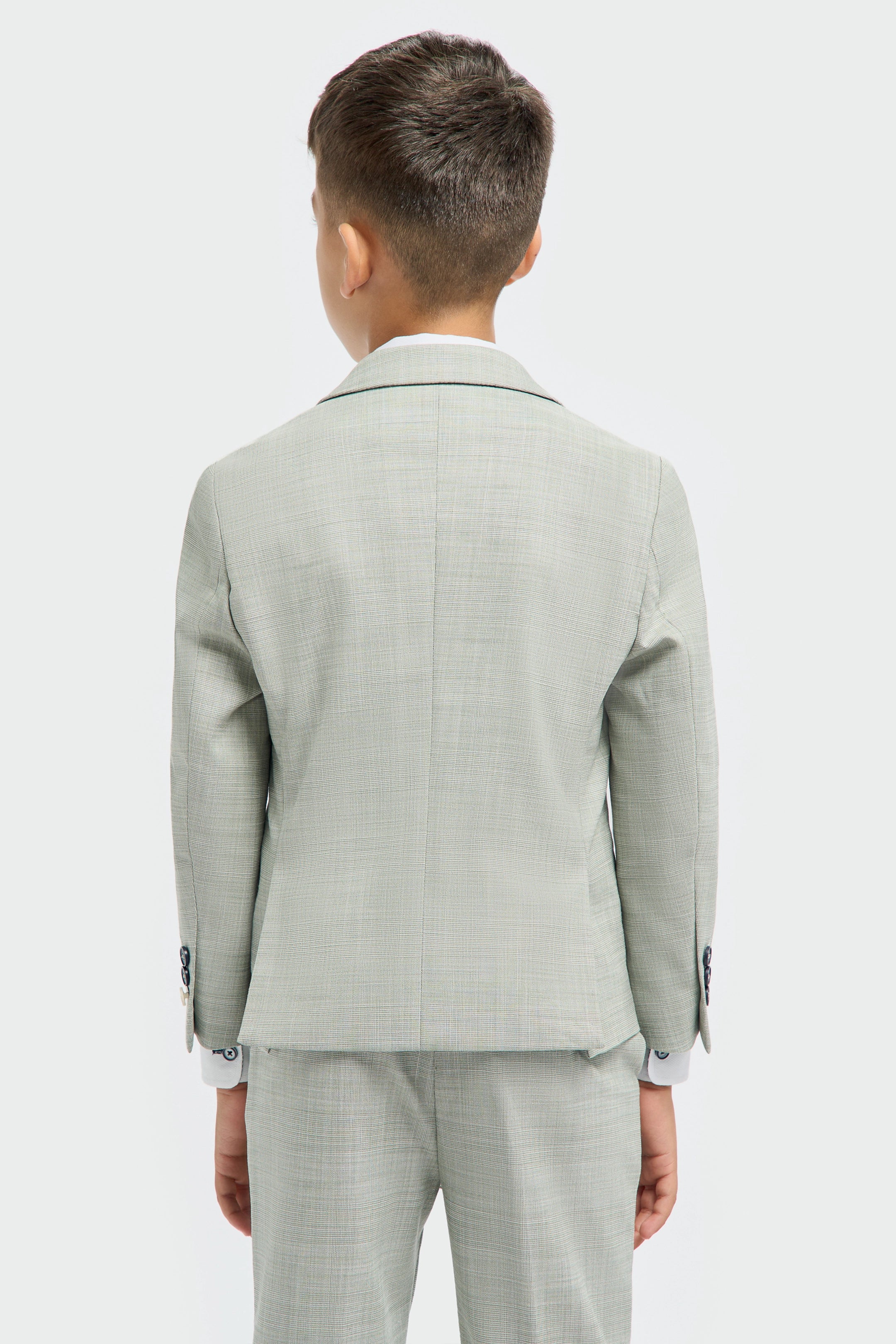 Boys Camden Sage Three Piece Suit