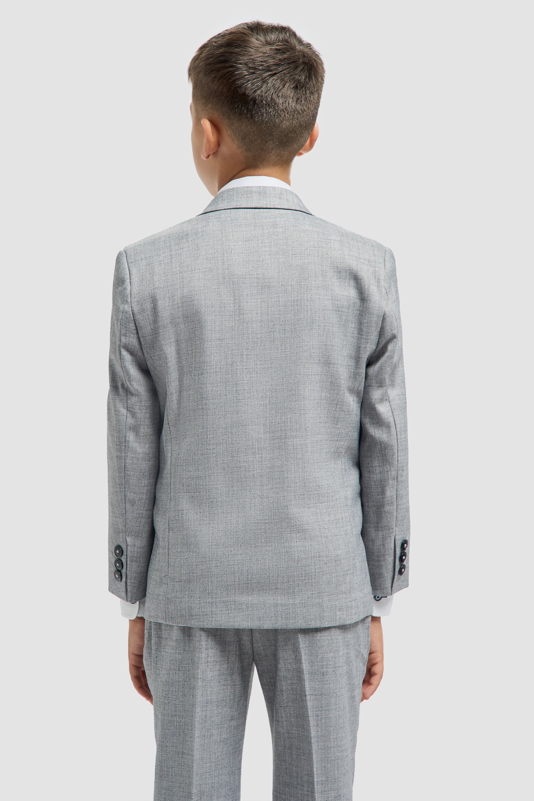 Boys Malibu Grey Three Piece Suit