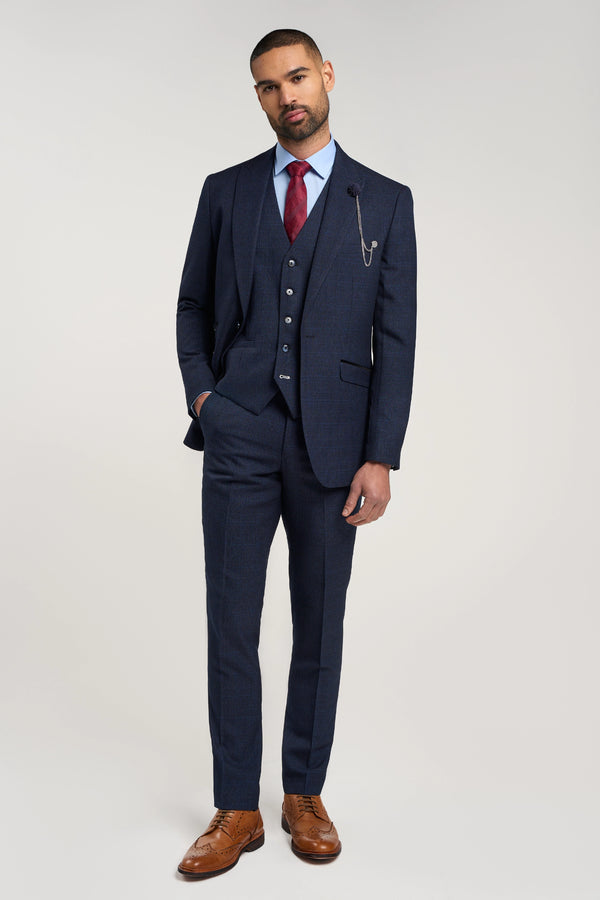 Caridi Navy Three Piece Suit