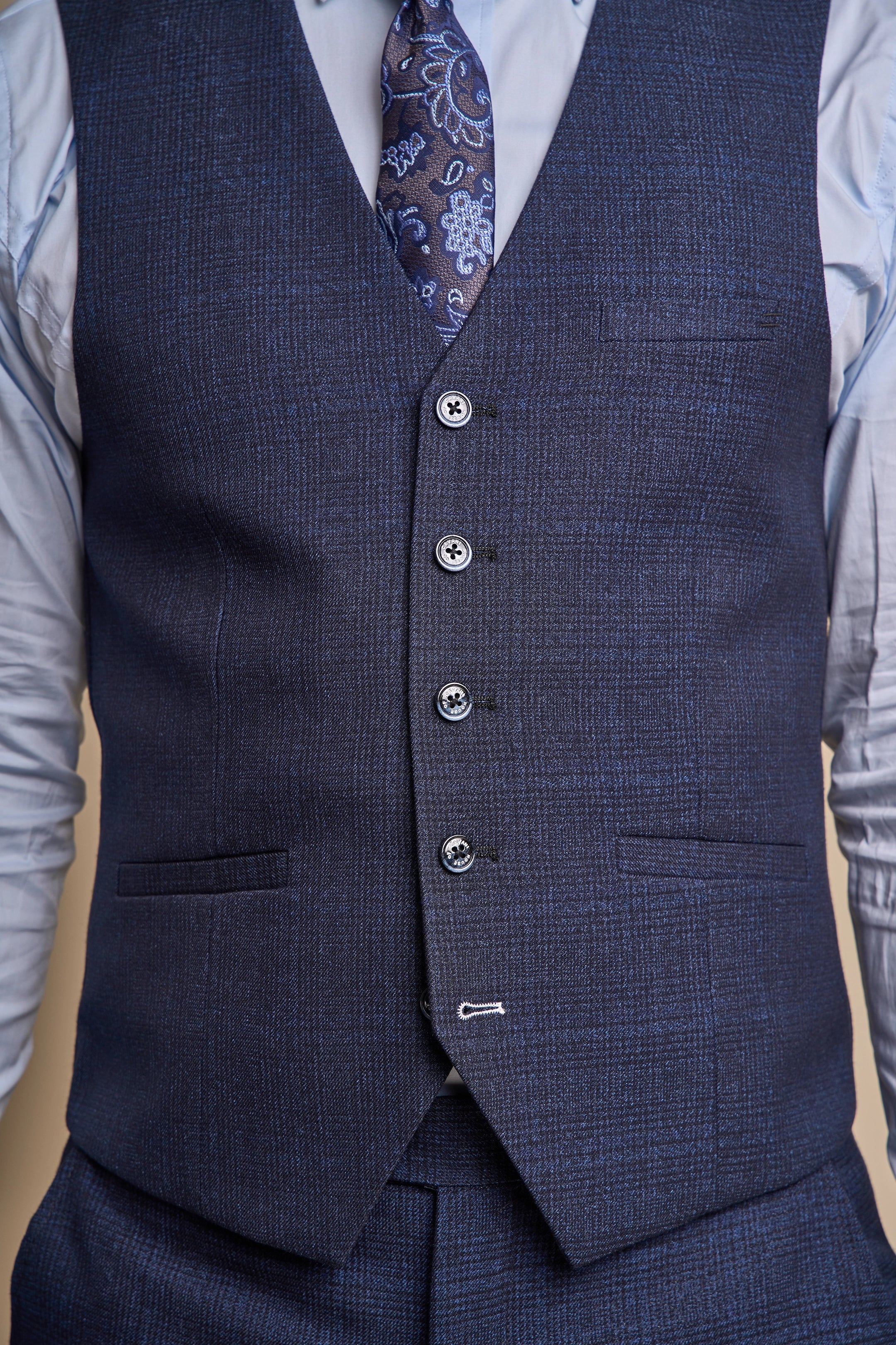 Caridi Navy Three Piece Suit