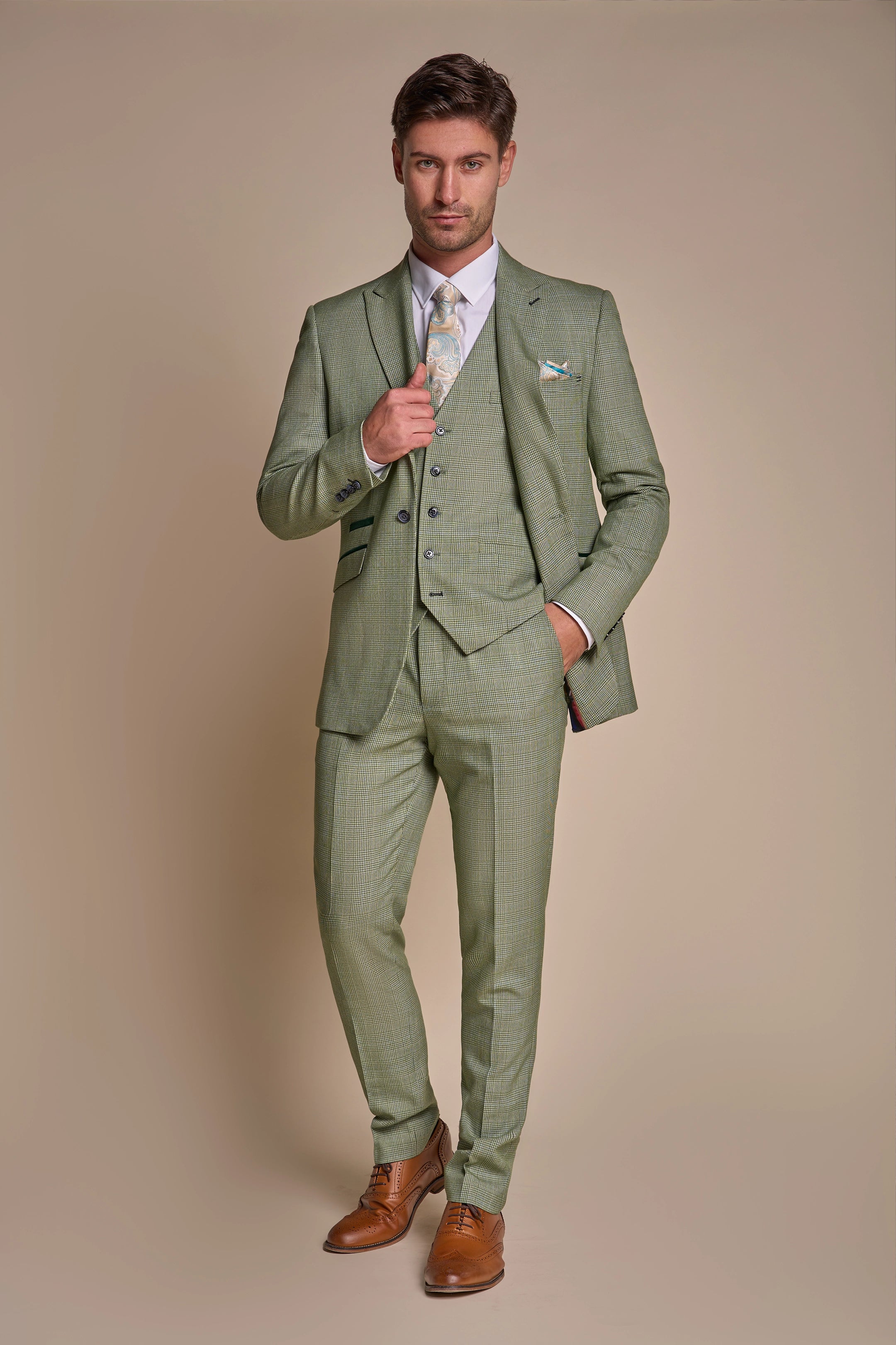 Caridi Sage Three Piece Suit