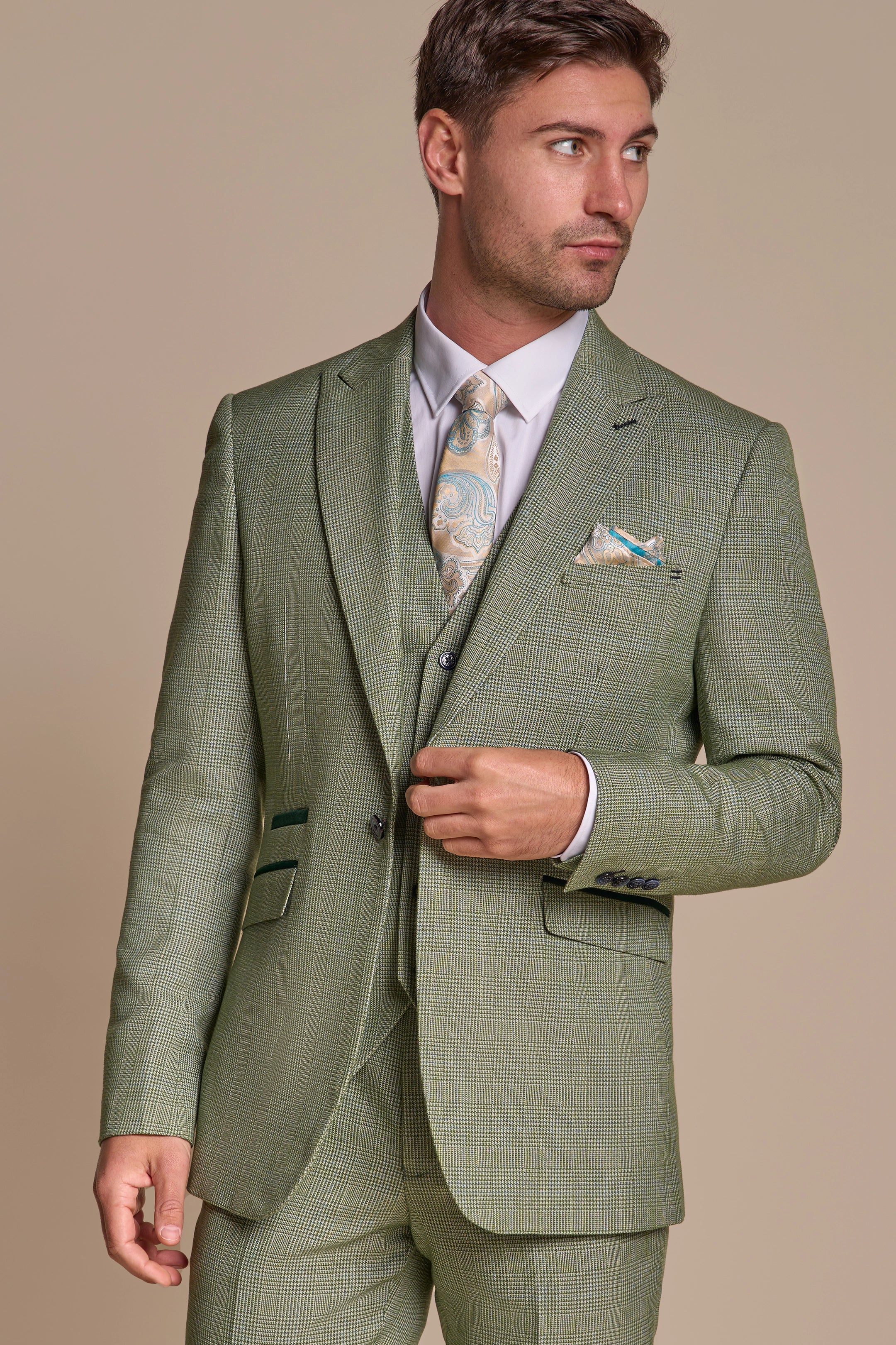 Caridi Sage Three Piece Suit