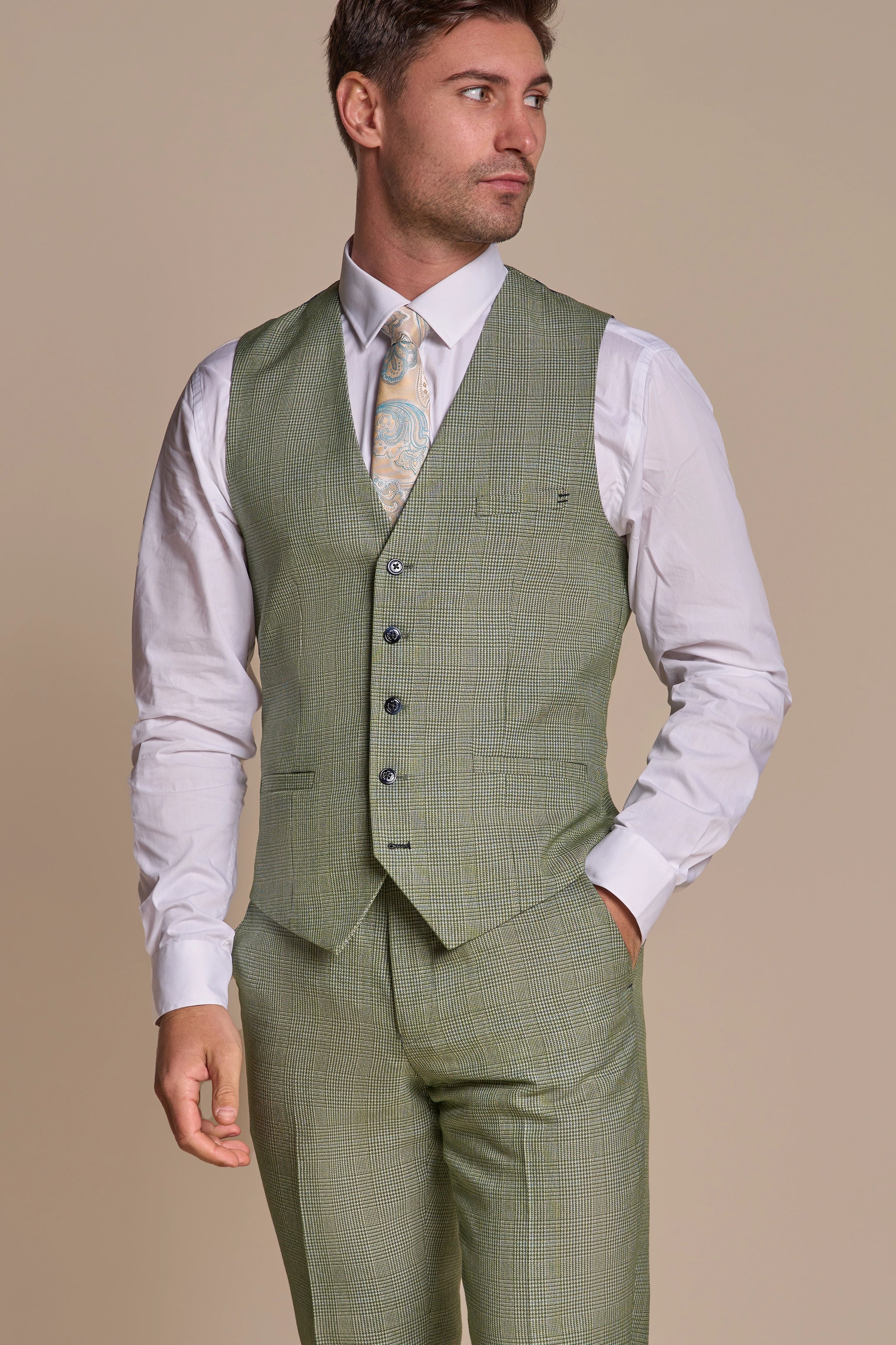 Caridi Sage Three Piece Suit