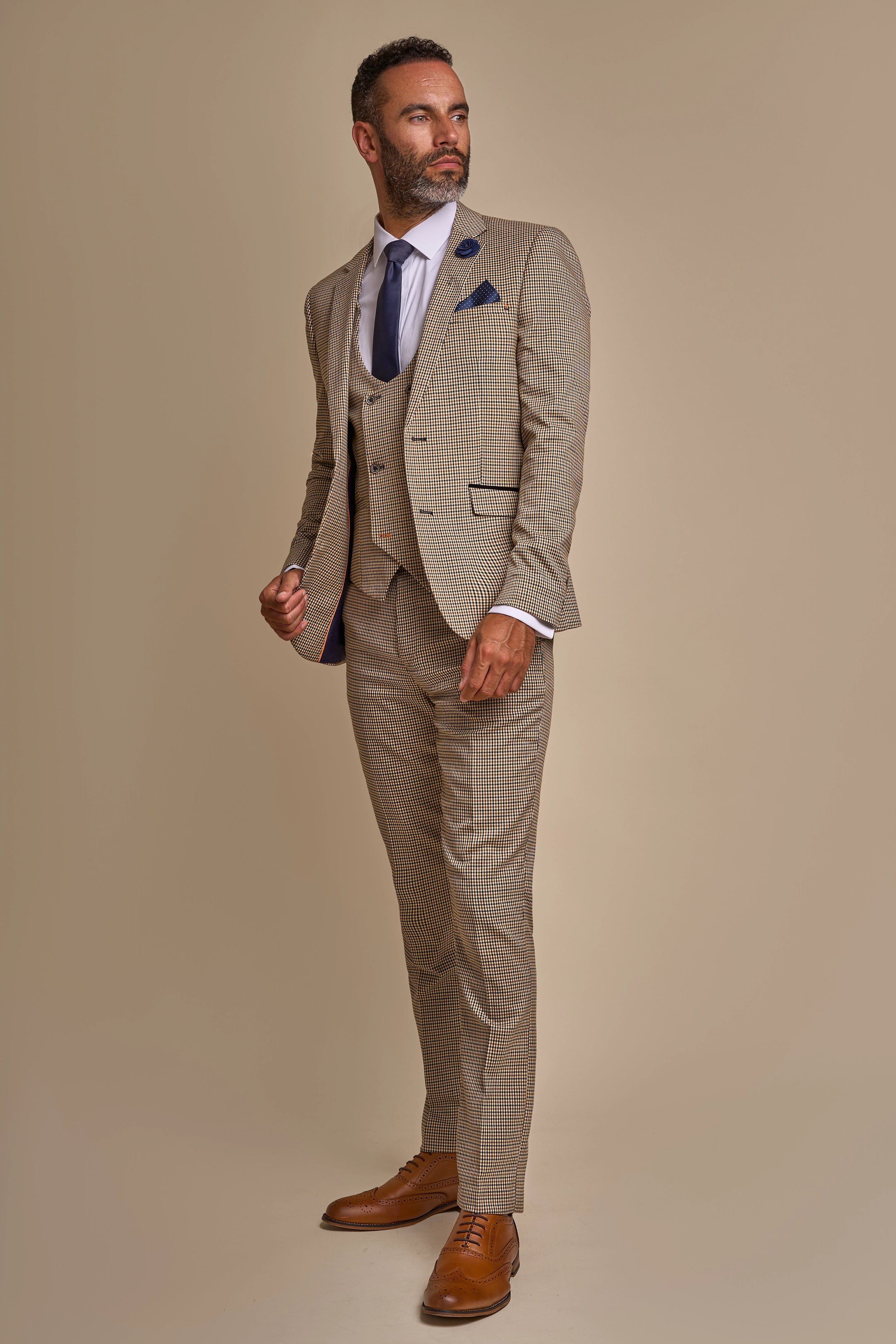 Elwood Houndstooth Three Piece Suit