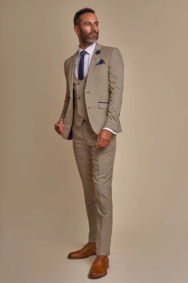Elwood Houndstooth Three Piece Suit