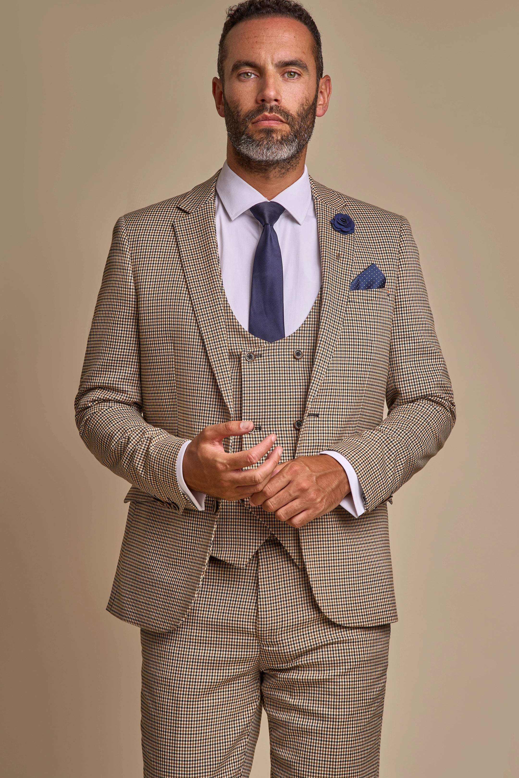 Elwood Houndstooth Three Piece Suit