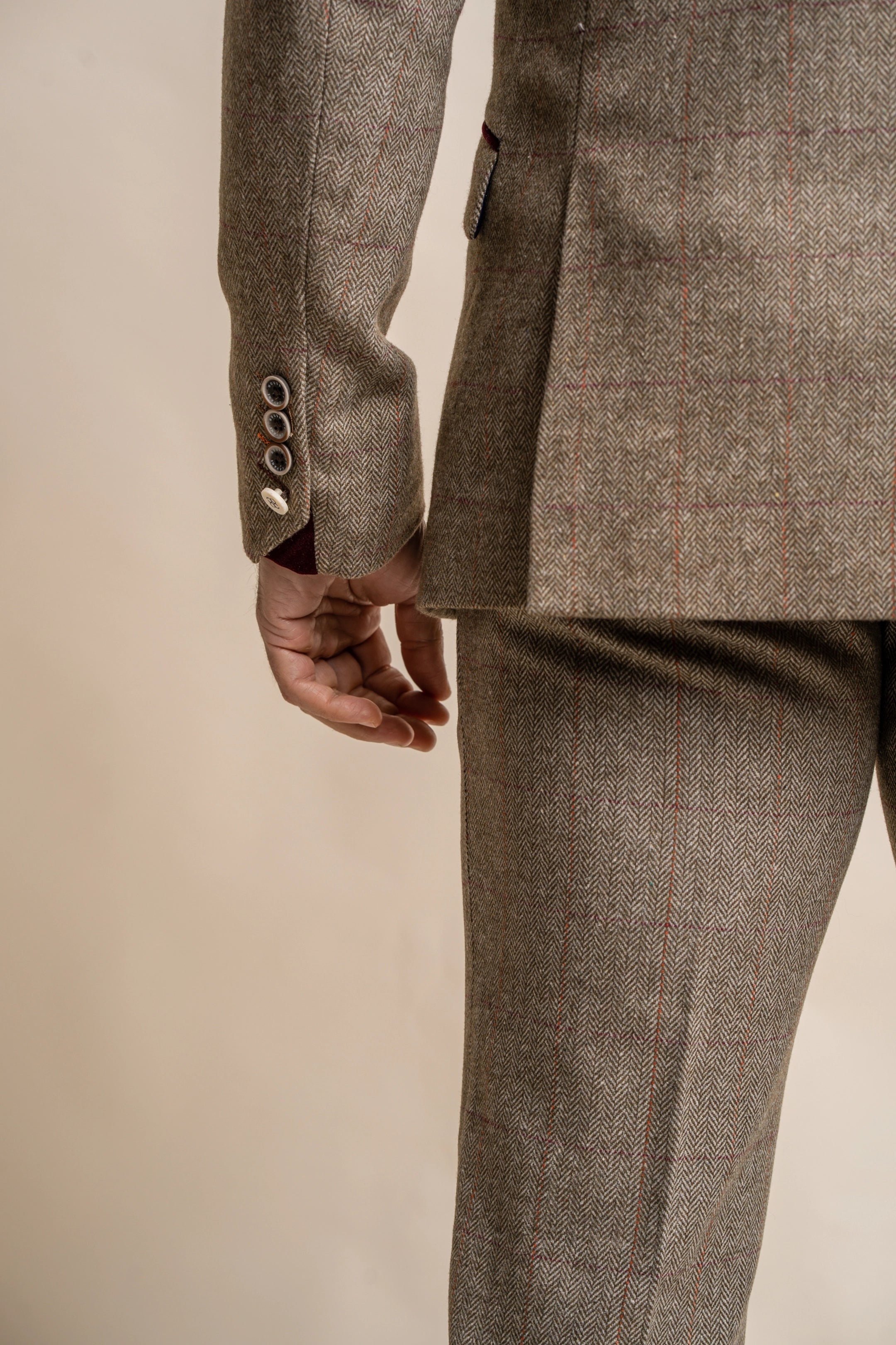 Gaston Sage Three Piece Suit