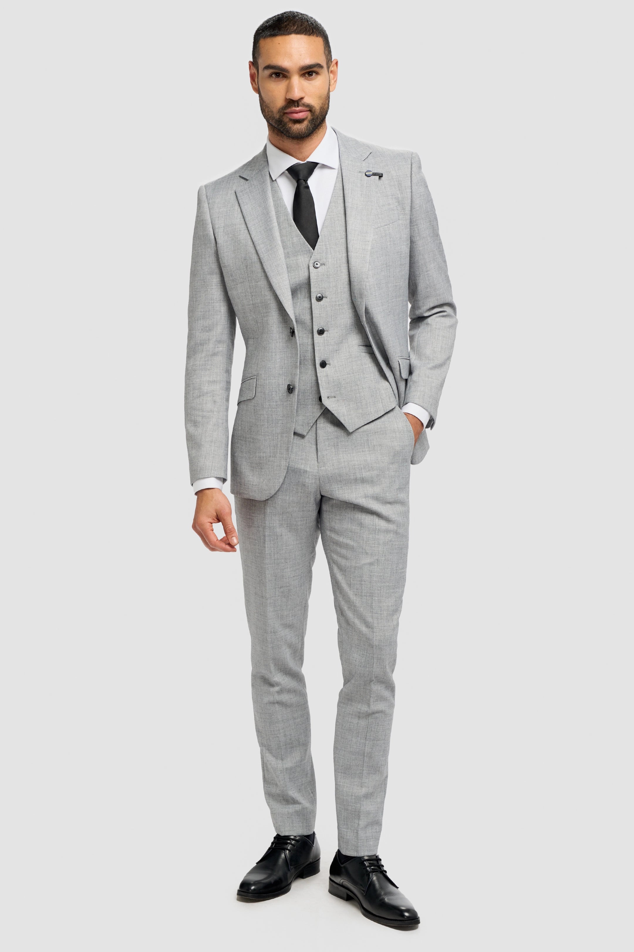 Malibu Grey Three Piece Suit