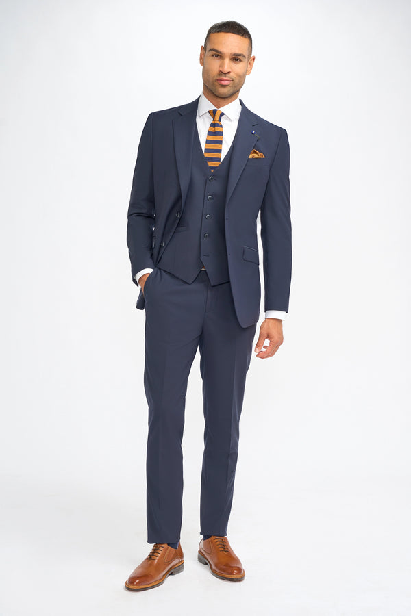 Malibu Navy Three Piece Suit