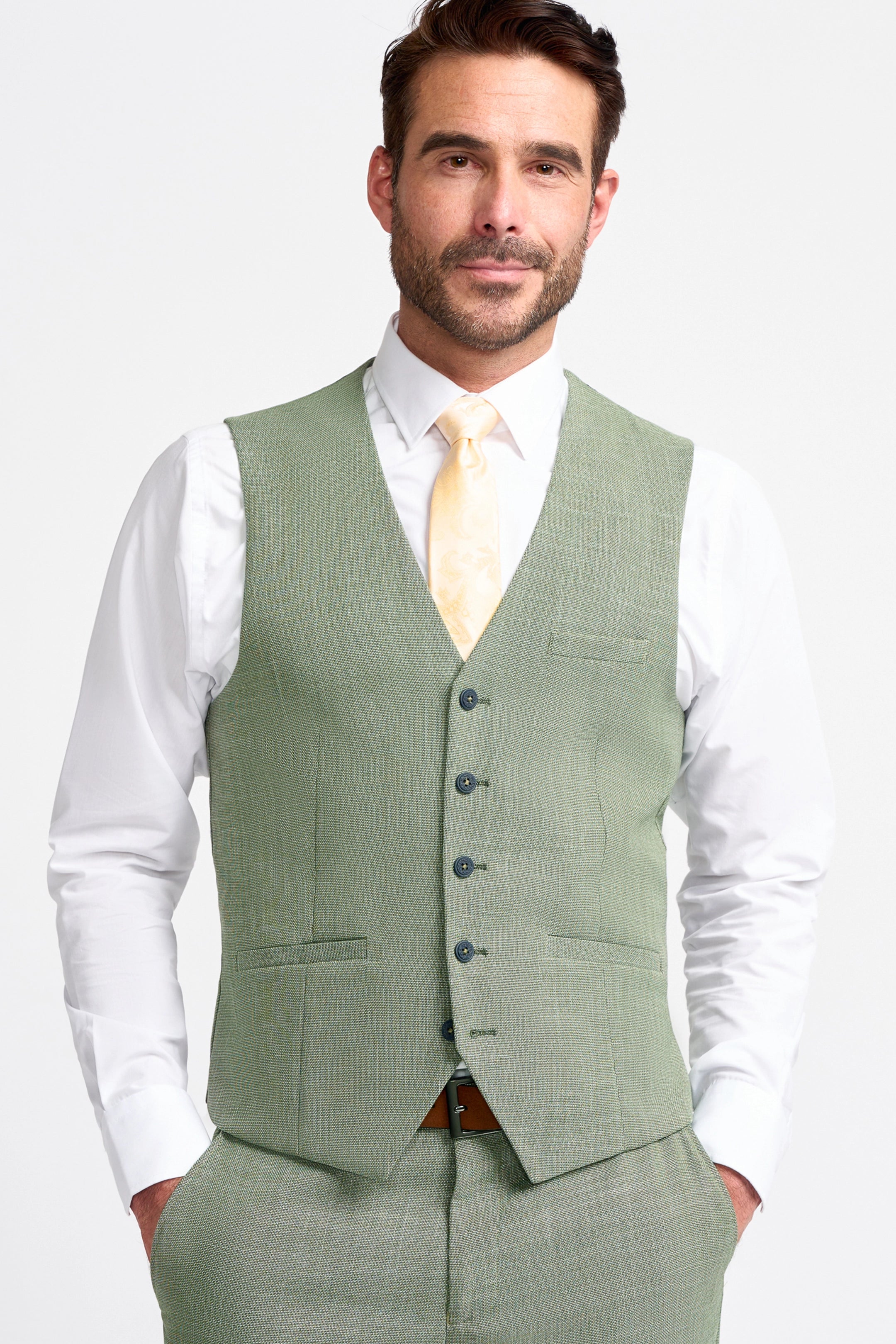 Miami Sage Three Piece Suit