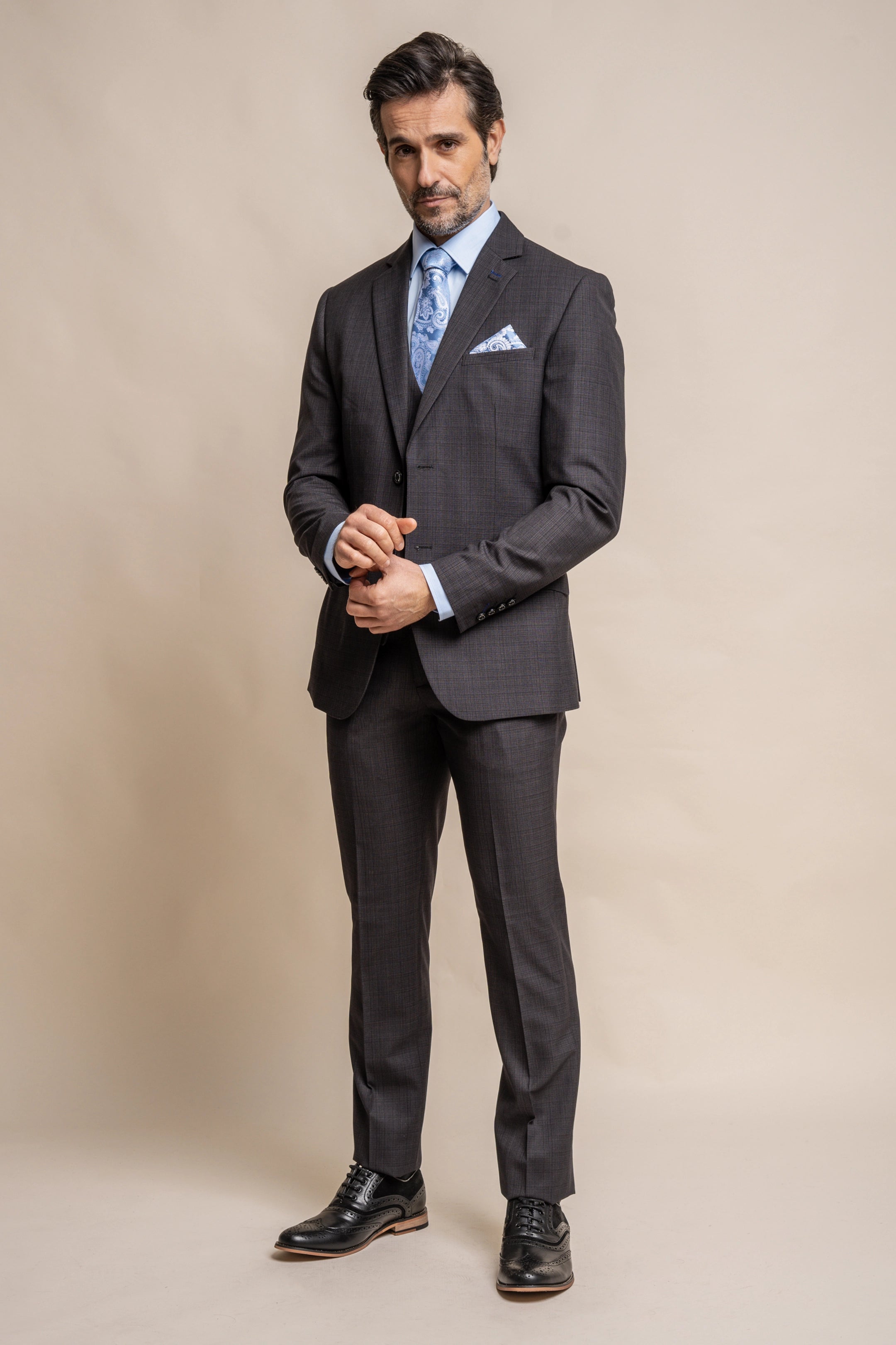 Seeba Graphite Three Piece Suit