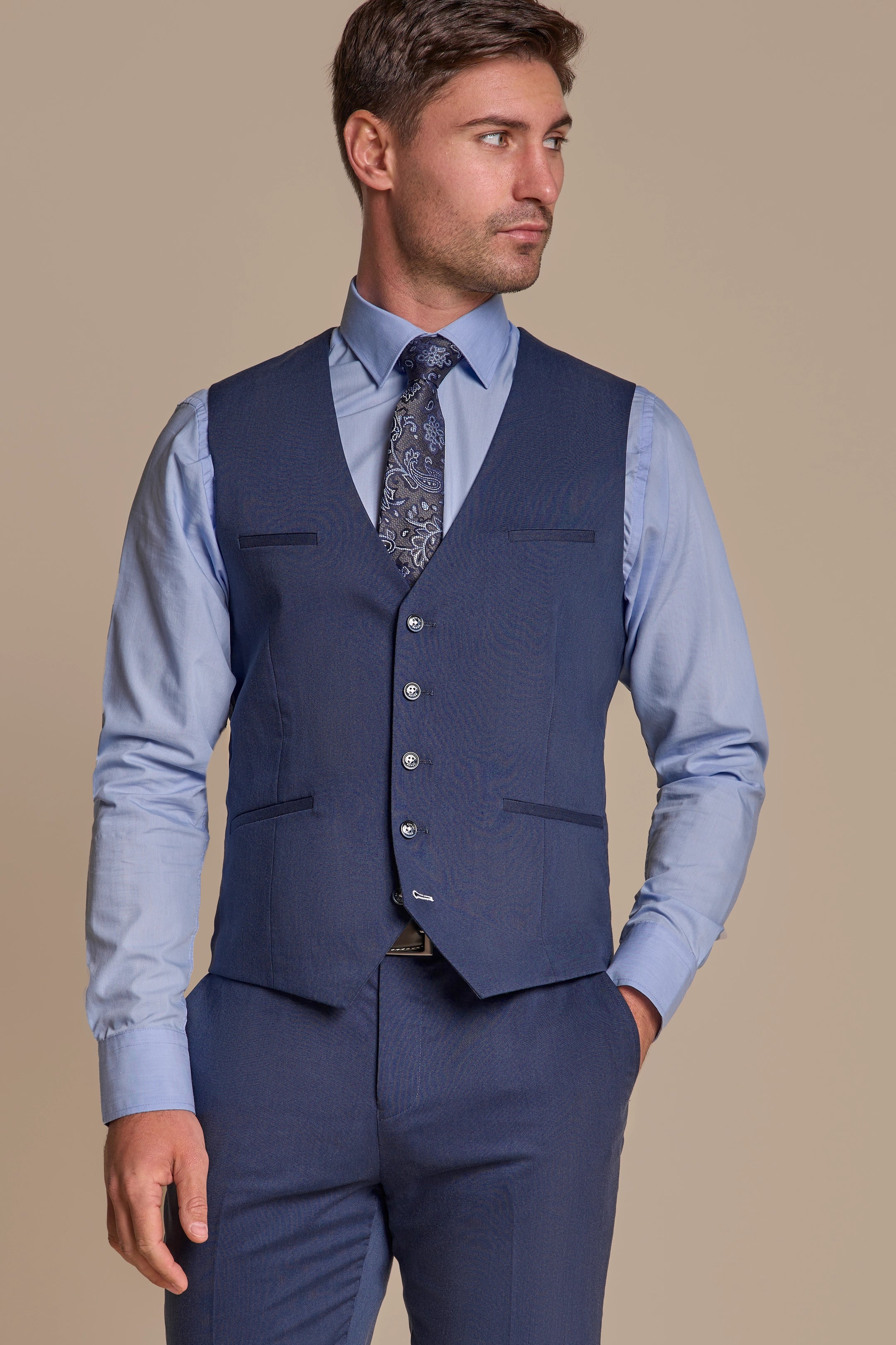 Specter Teal Three Piece Suit