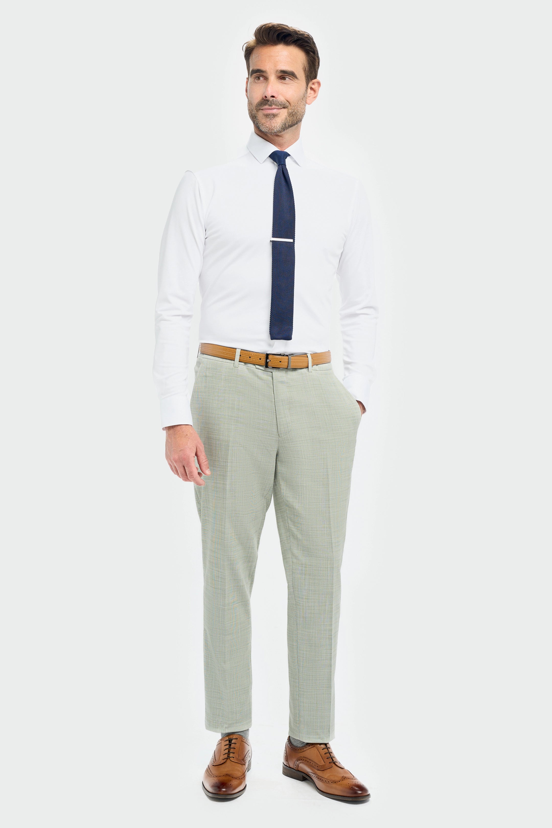 Camden Sage Three Piece Suit