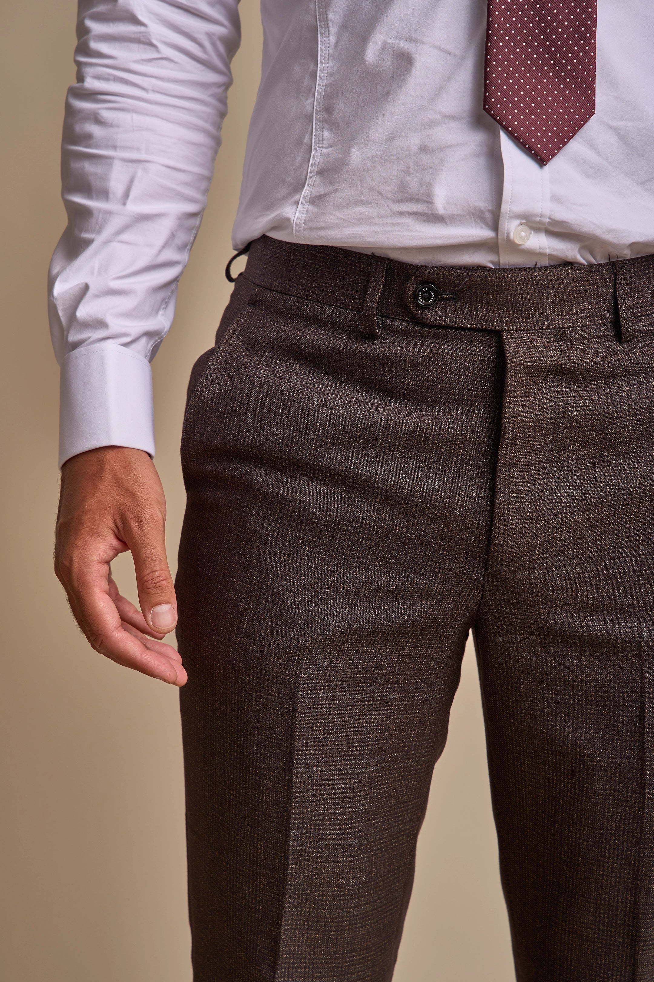 Caridi Brown Three Piece Suit