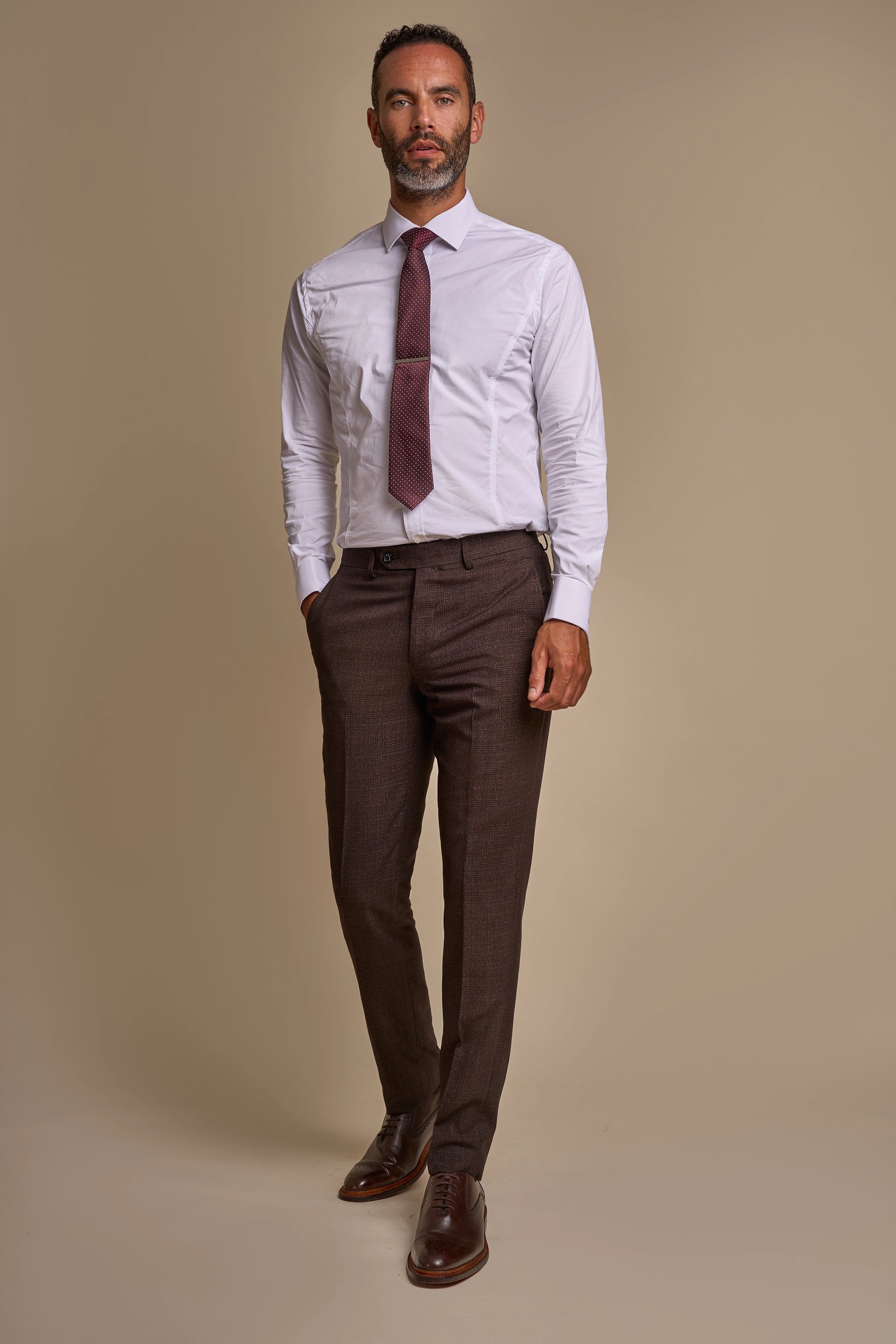 Caridi Brown Three Piece Suit