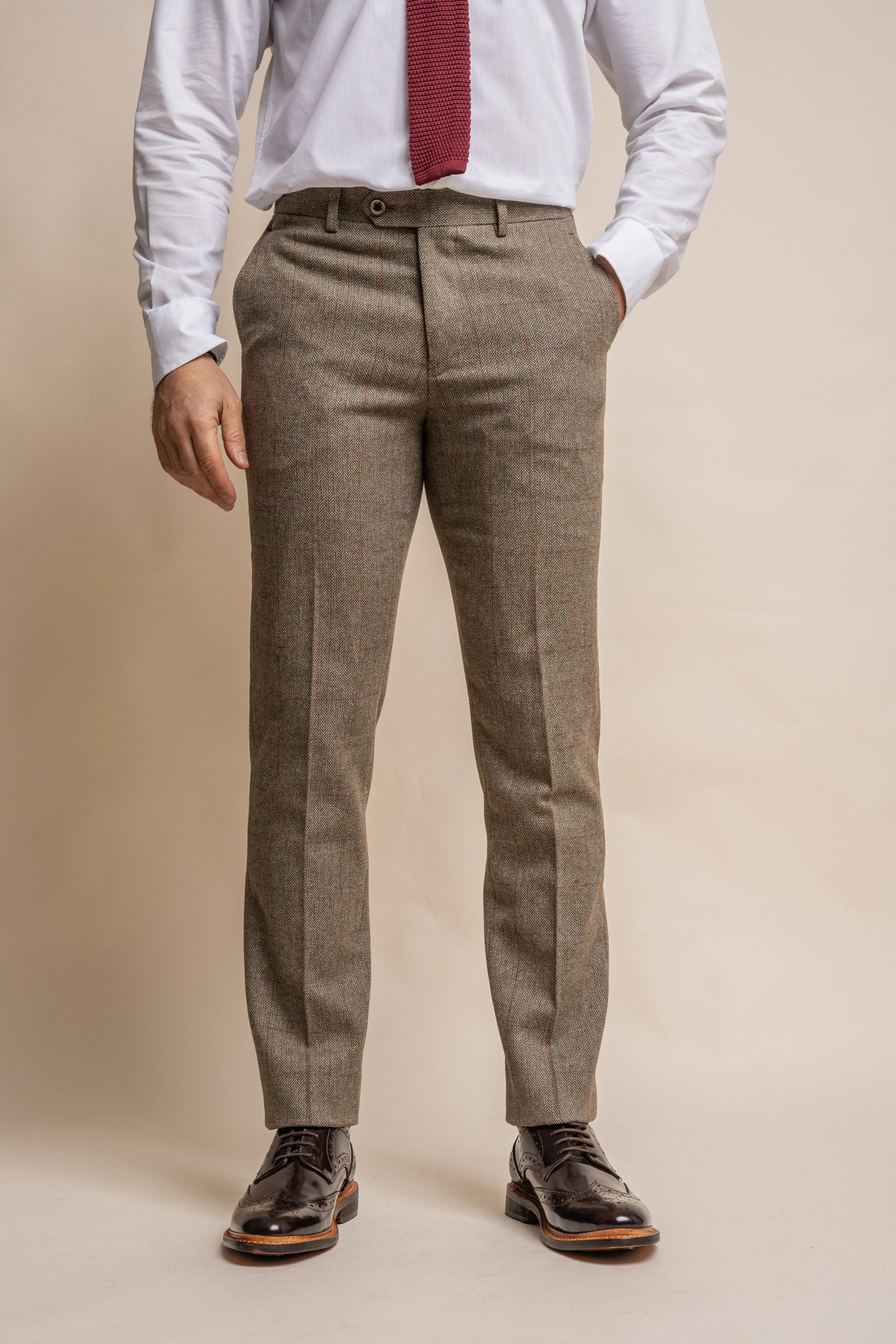 Gaston Sage Three Piece Suit