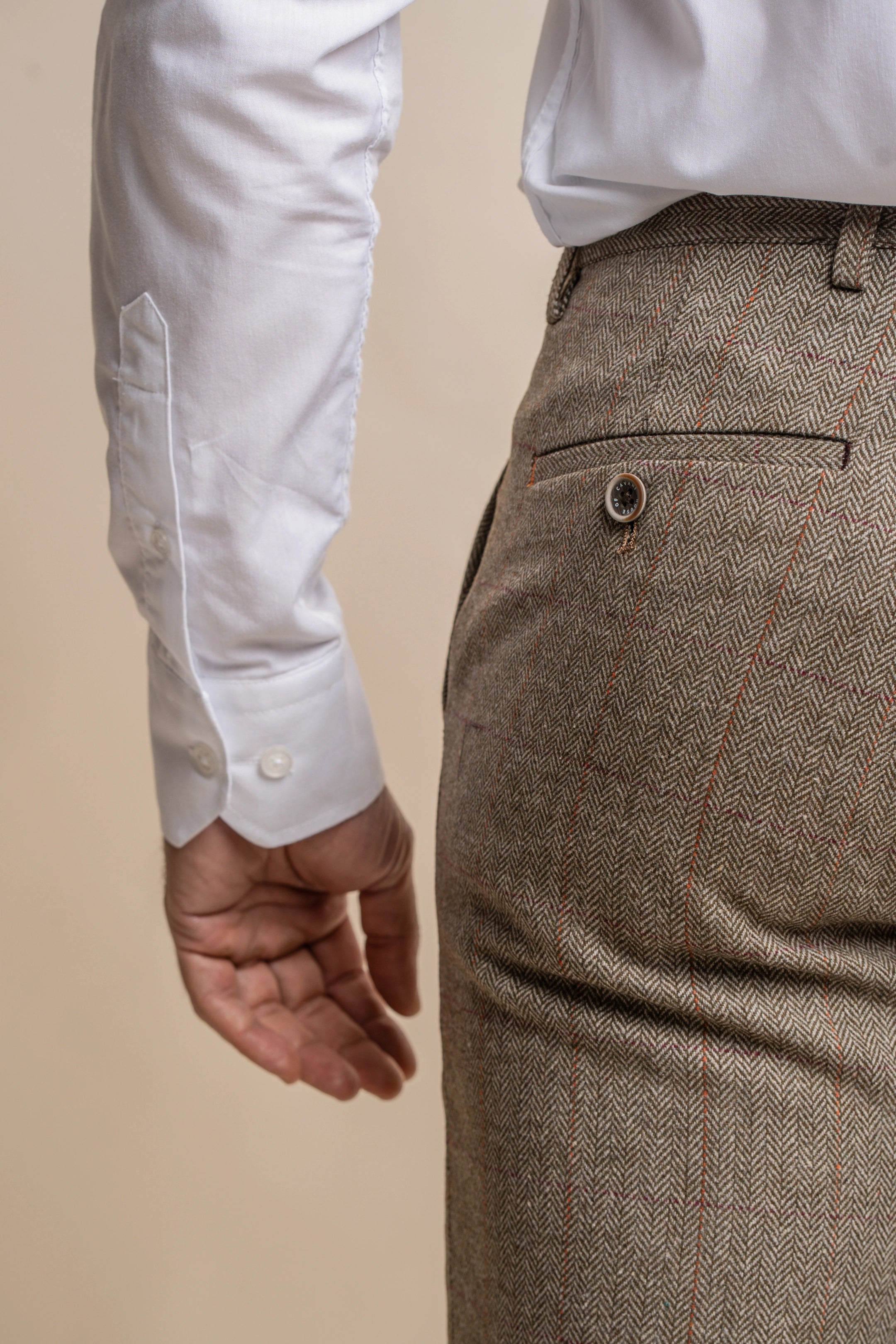 Gaston Sage Three Piece Suit