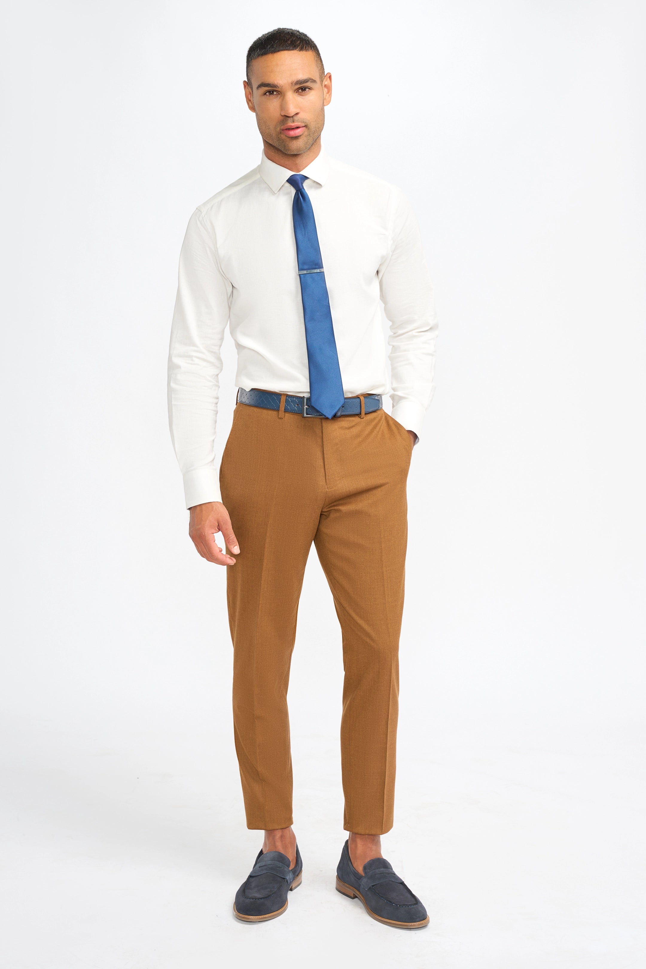 James Sierra Rich Wool Three Piece Suit