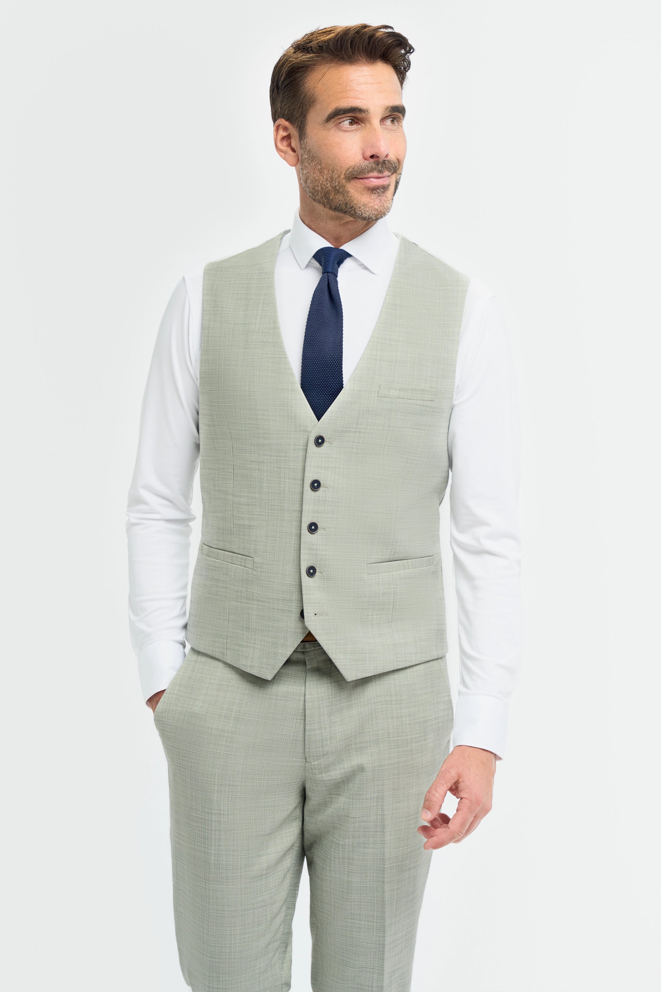 Camden Sage Three Piece Suit