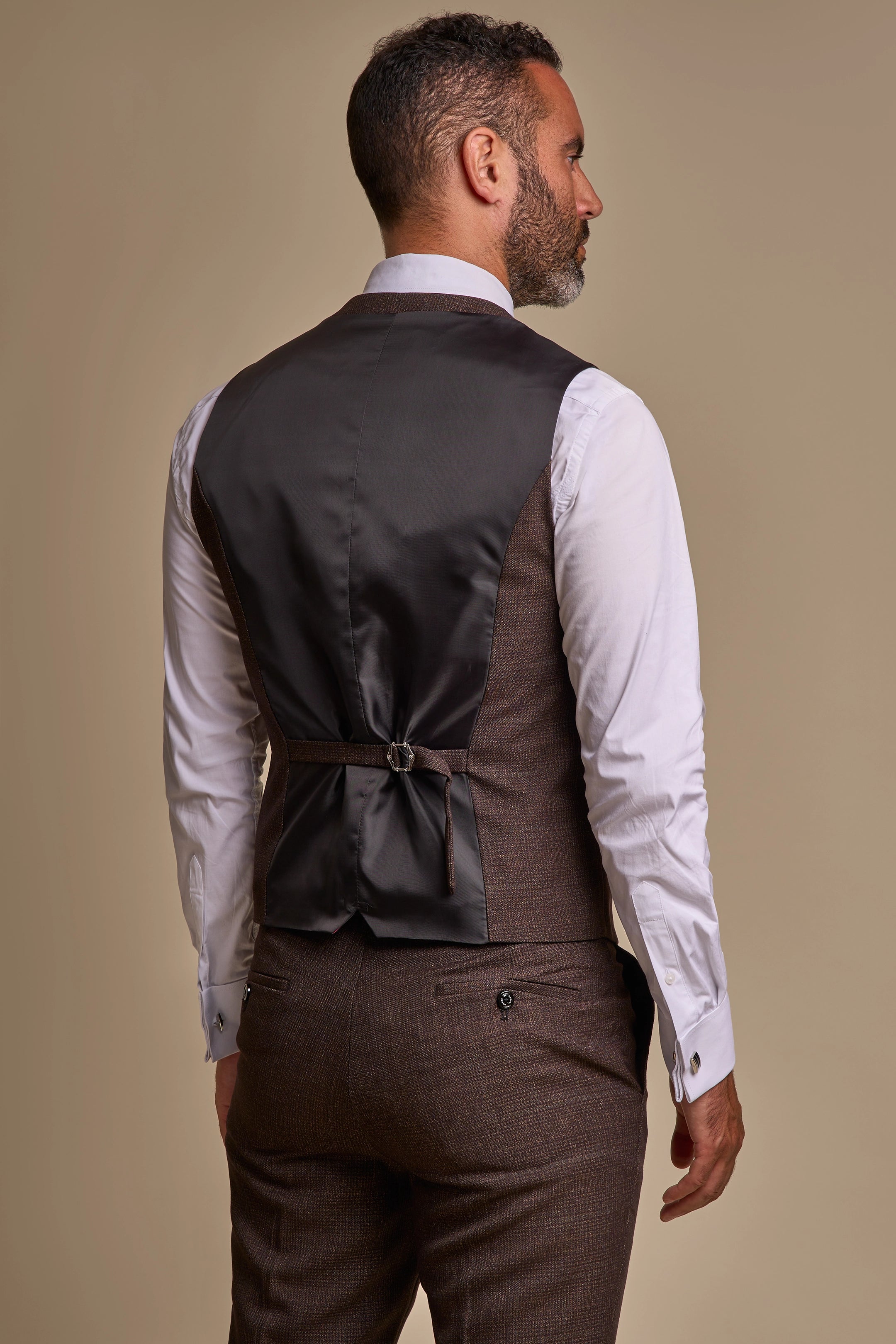 Caridi Brown Three Piece Suit