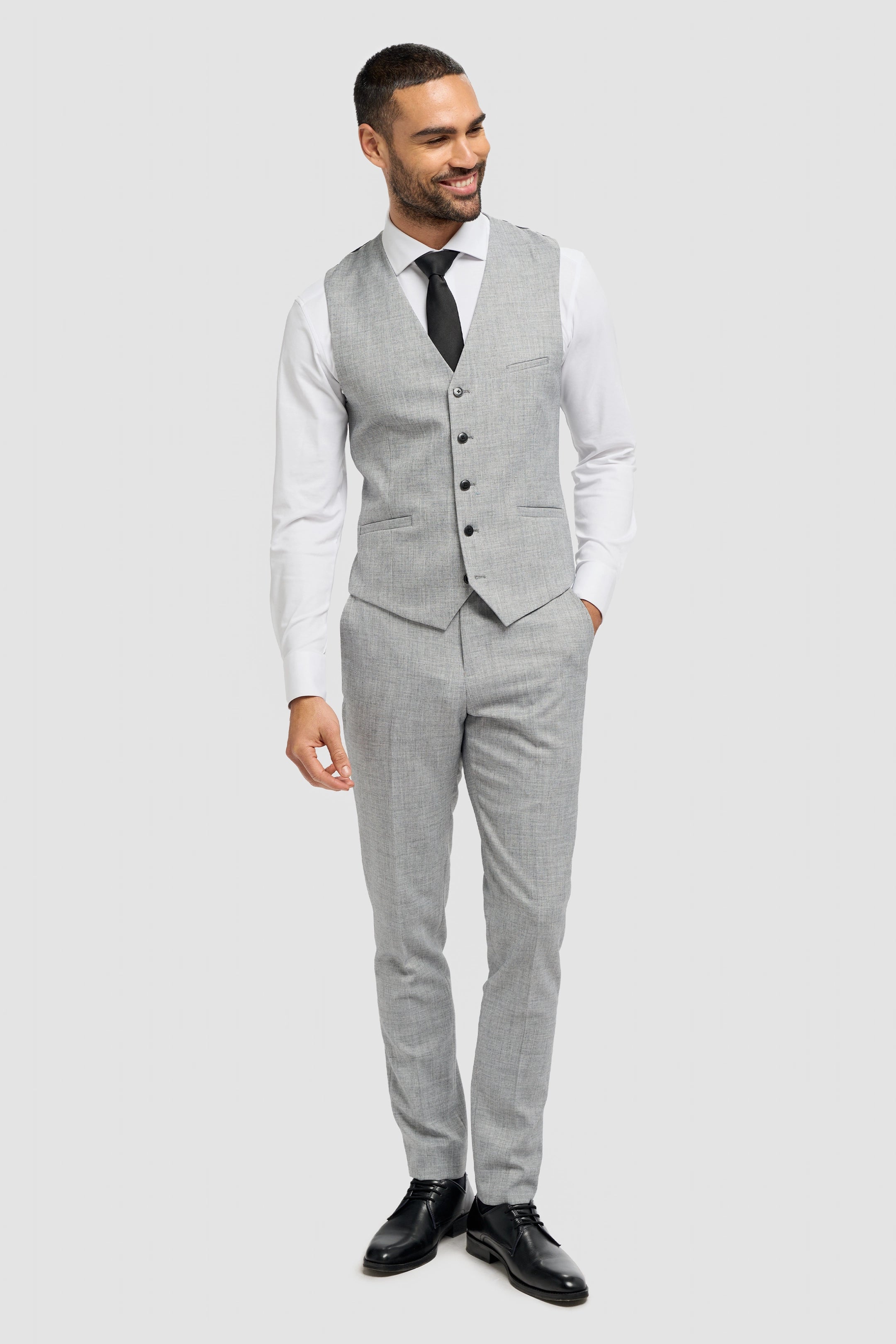 Malibu Grey Three Piece Suit
