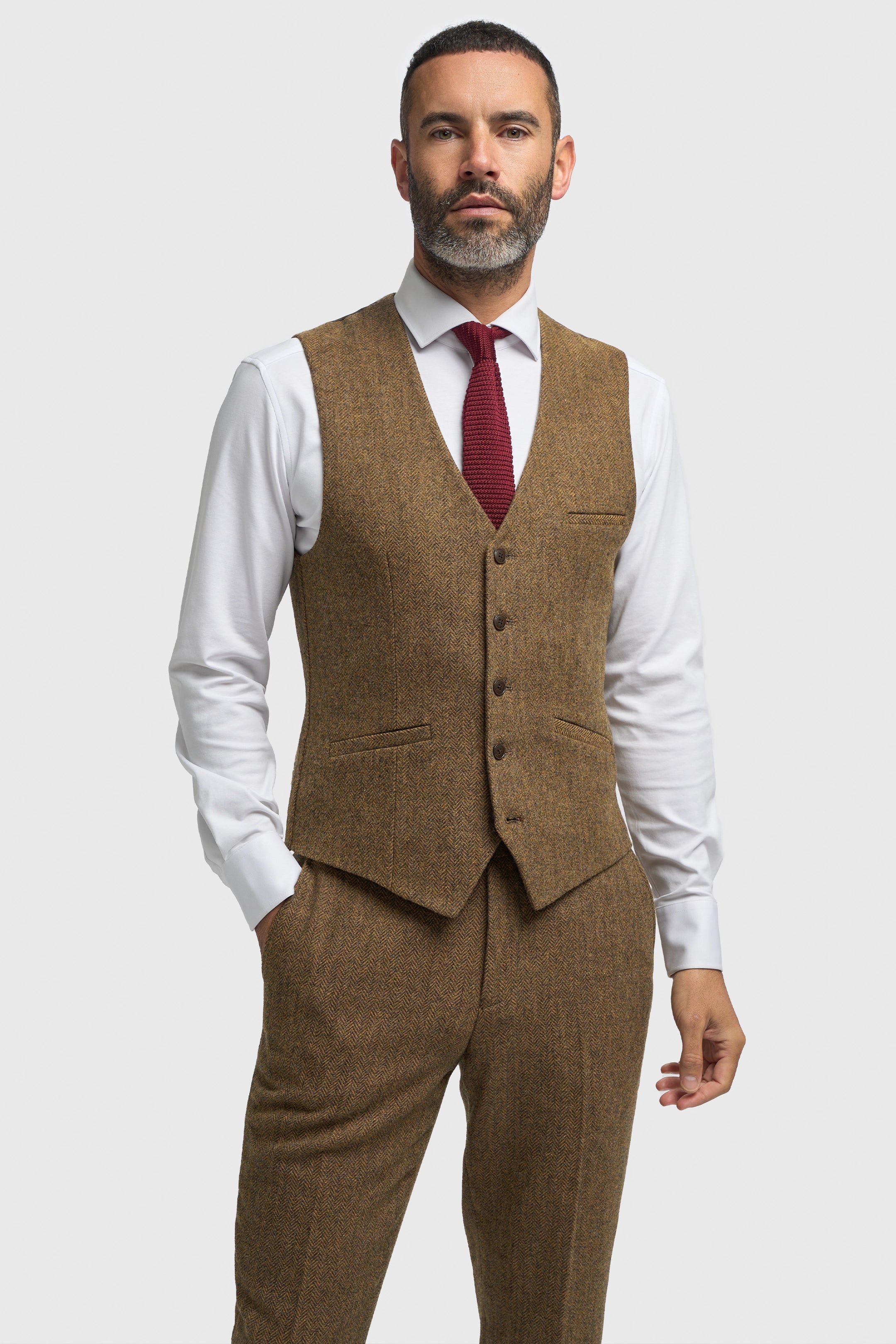 Thomas Brown Tweed Three Piece Suit