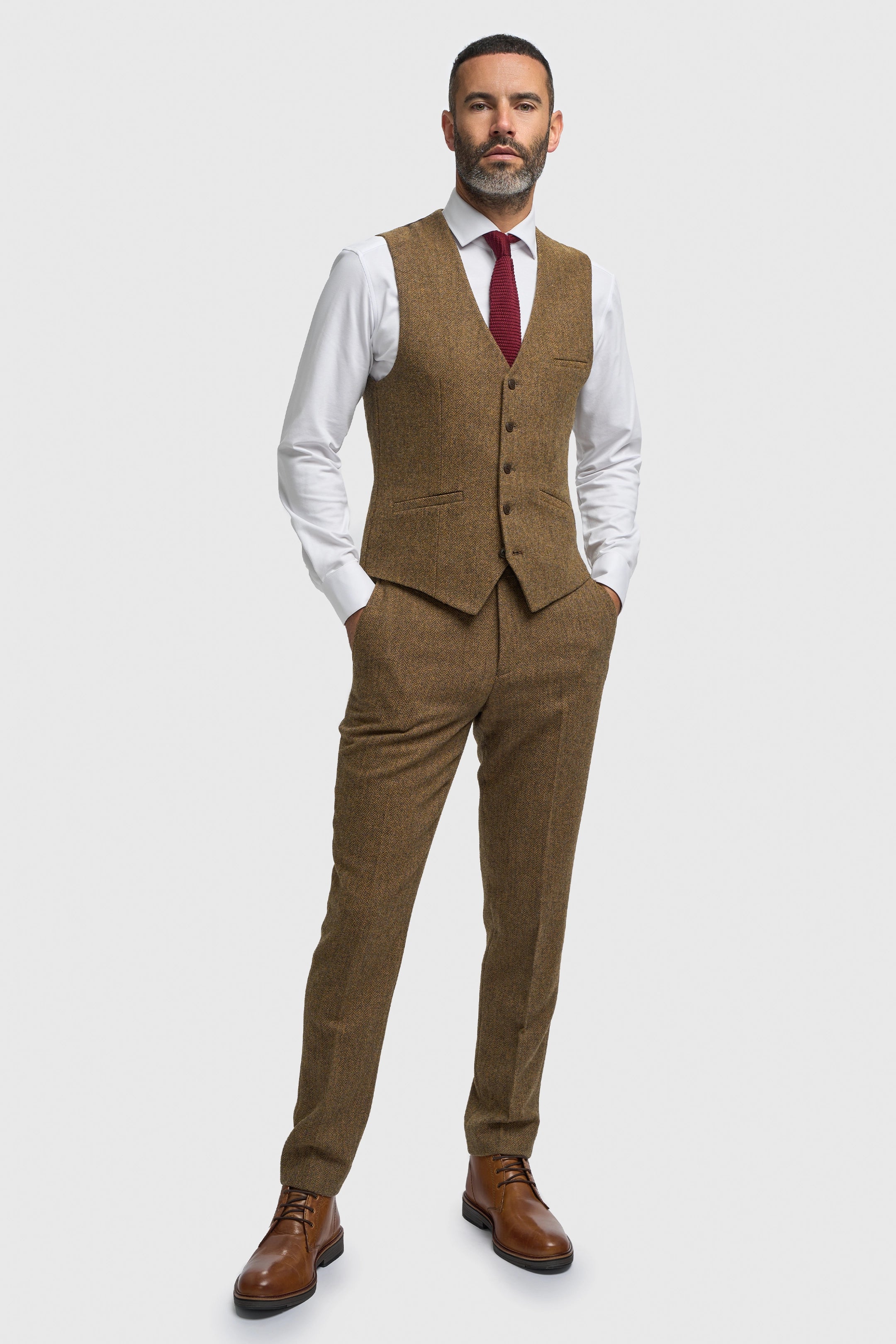 Thomas Brown Tweed Three Piece Suit