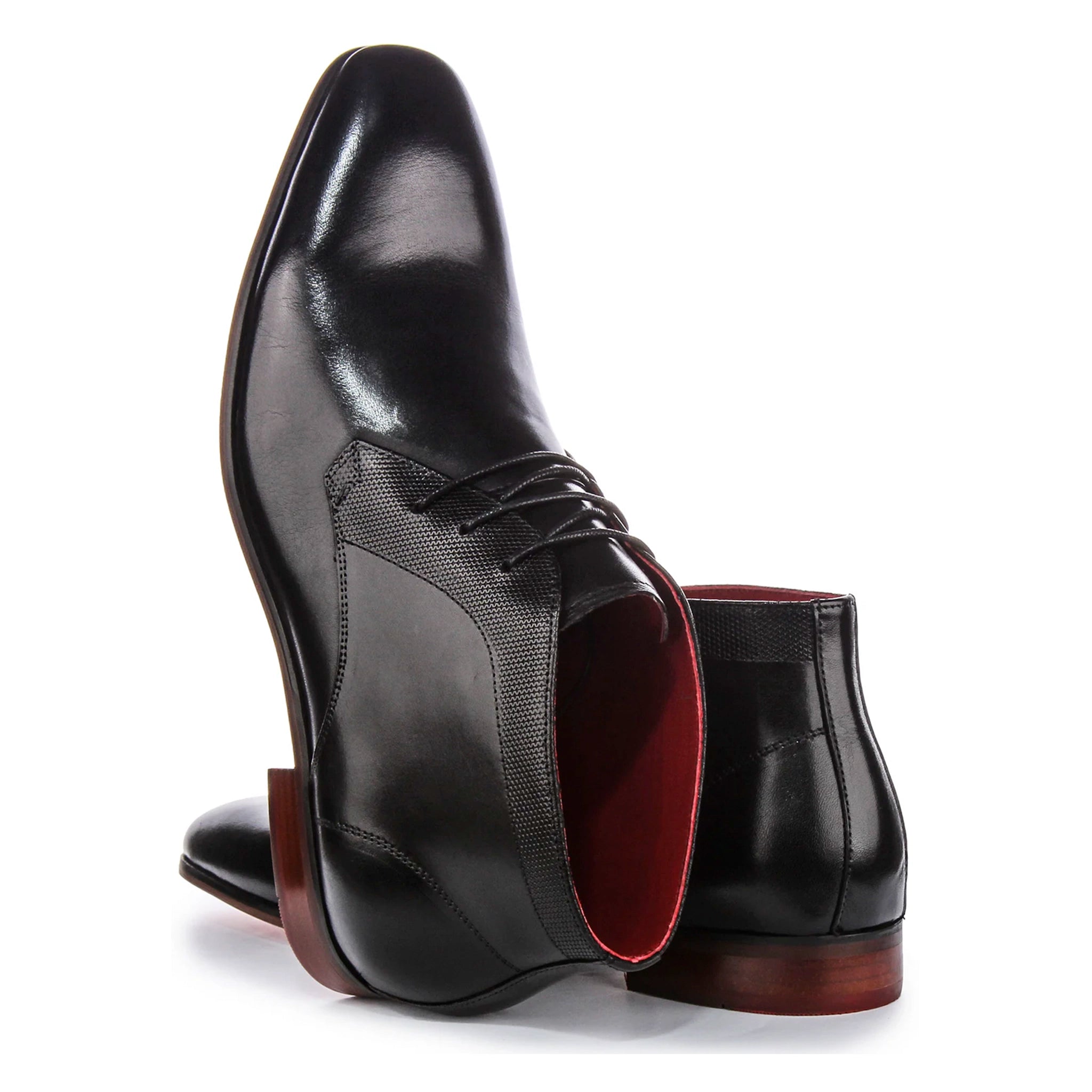 Caspian Ankle Boots In Black