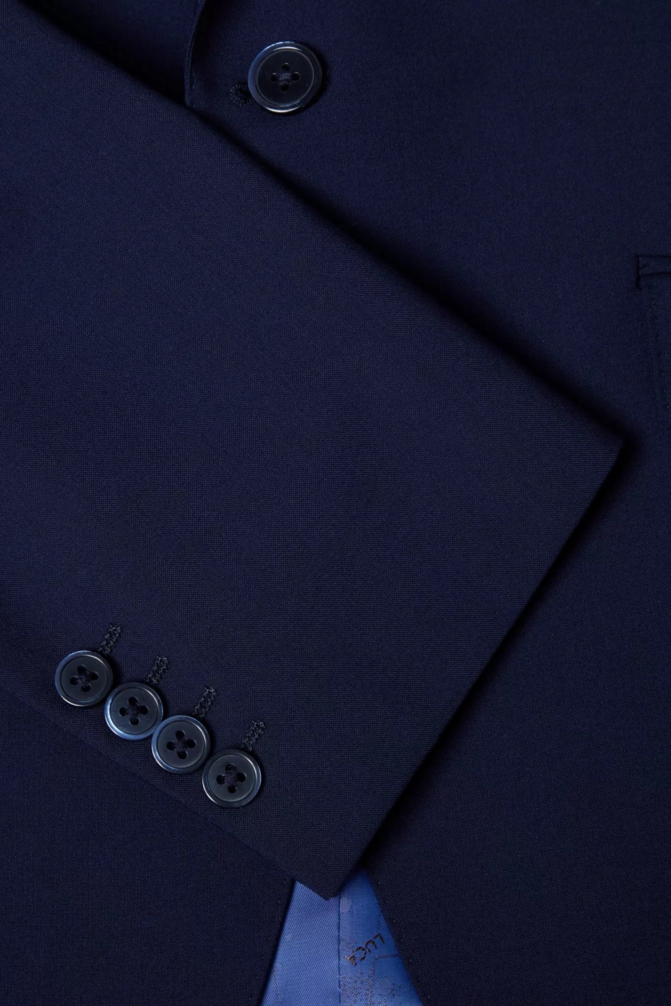 Remus Uomo Palucci Tapered Fit Wool-Rich Stretch Navy Suit