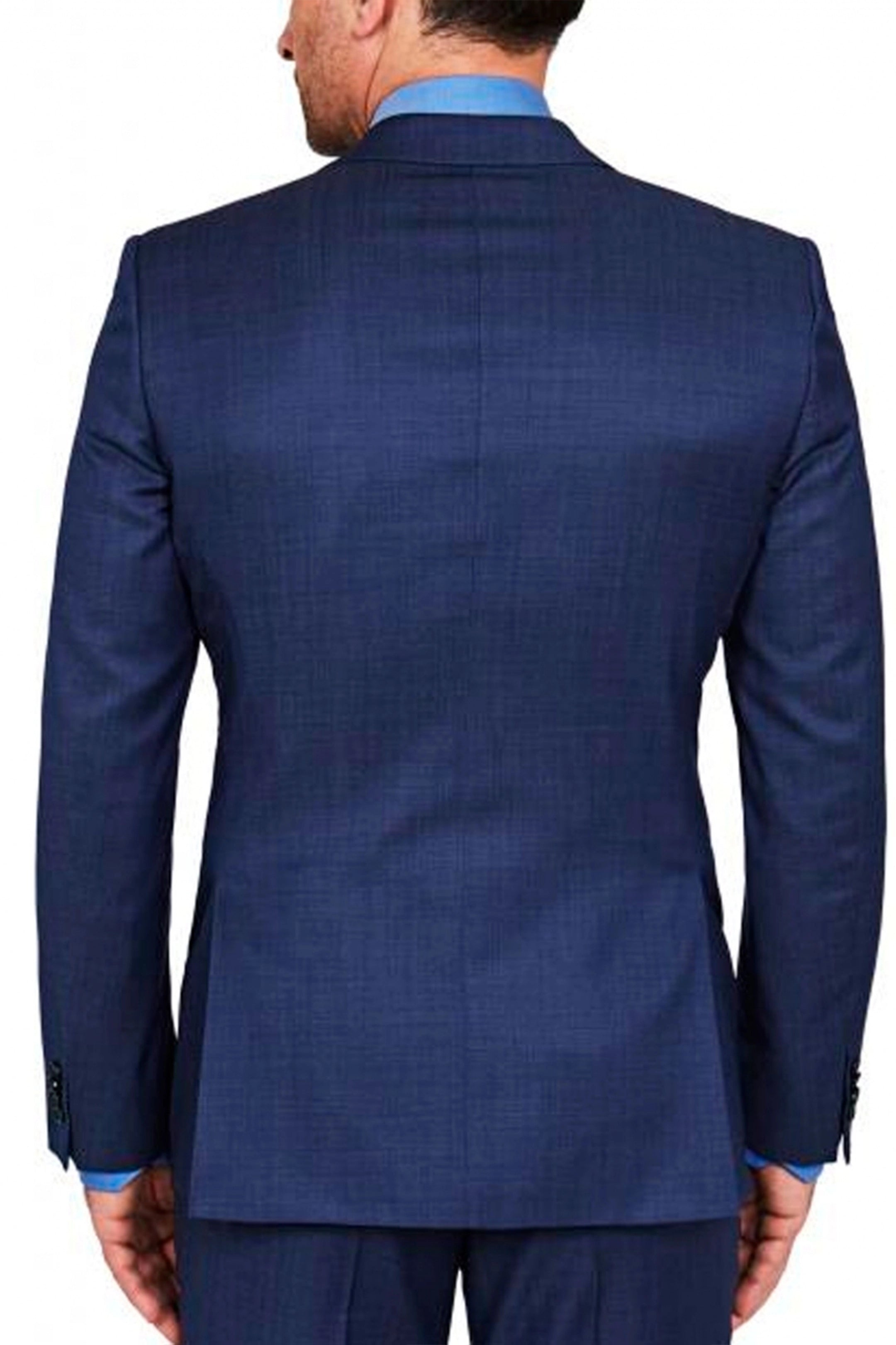 Digel Duncan Modern Fit Pure Virgin Wool Blue Jacket
