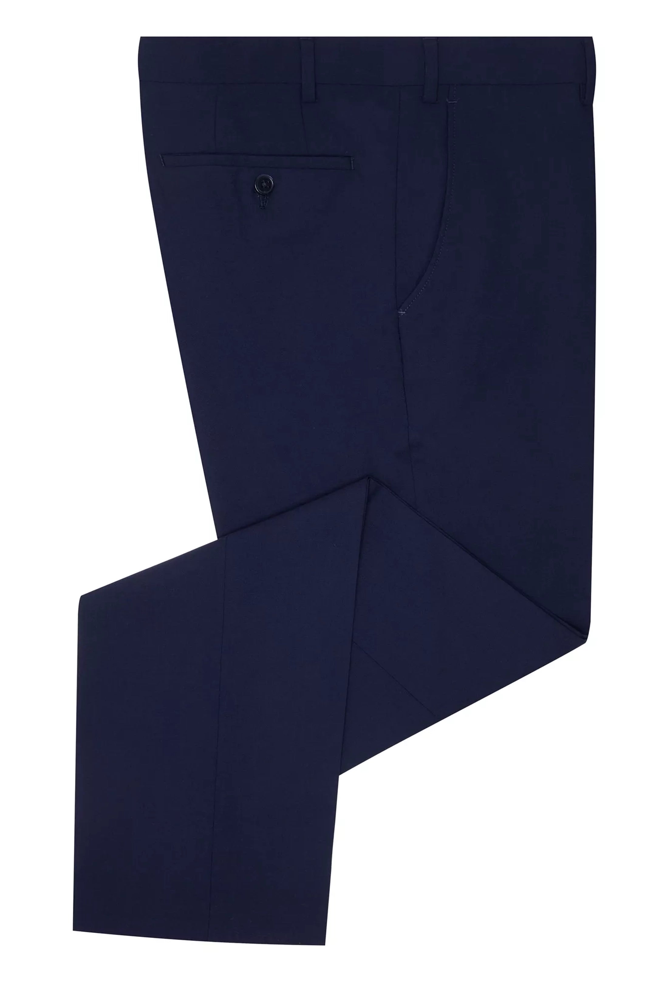 Remus Uomo Palucci Tapered Fit Wool-Rich Stretch Navy Suit