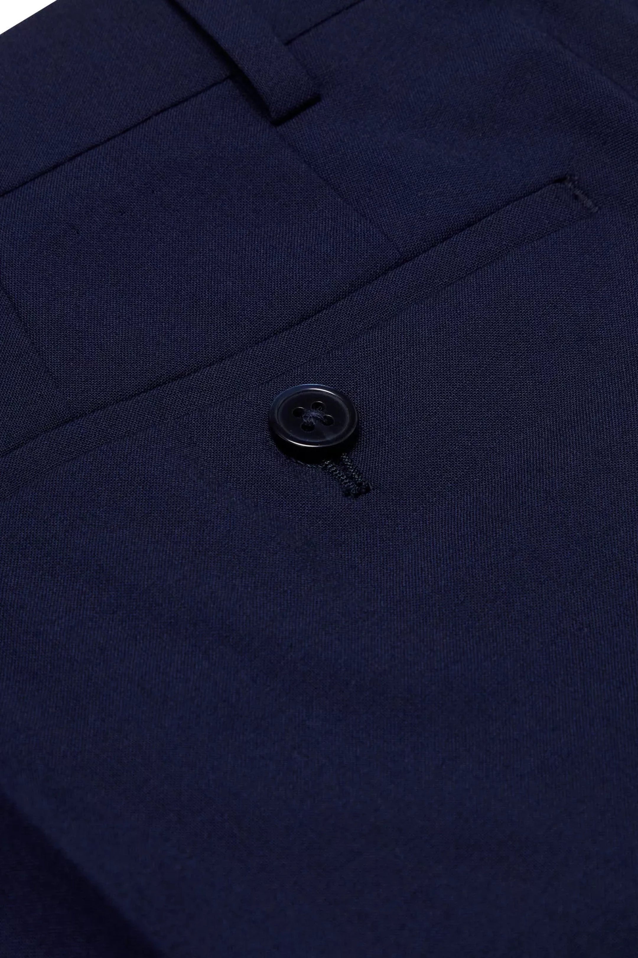 Remus Uomo Palucci Tapered Fit Wool-Rich Stretch Navy Suit