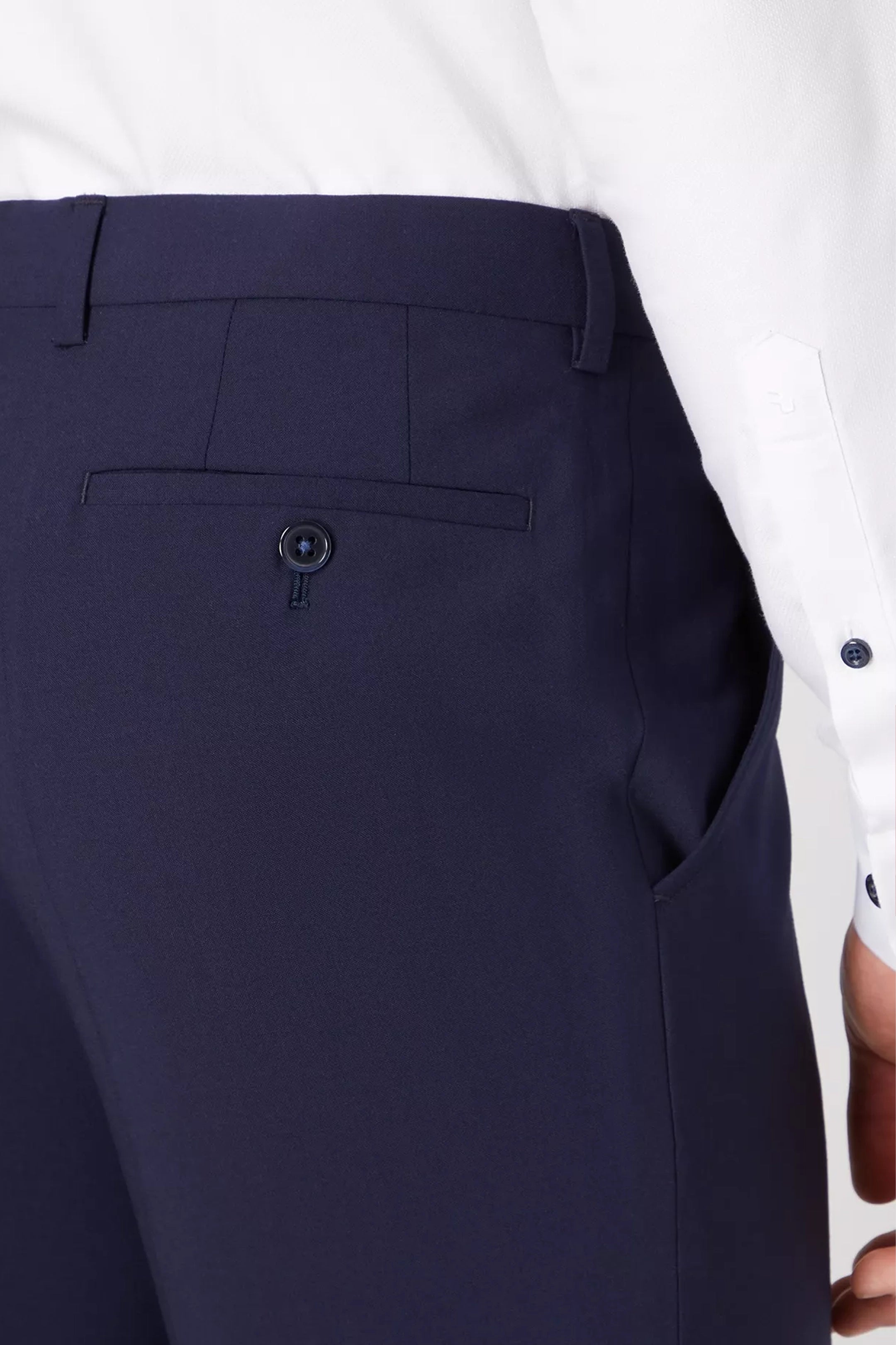 Remus Uomo Palucci Tapered Fit Wool-Rich Stretch Navy Suit