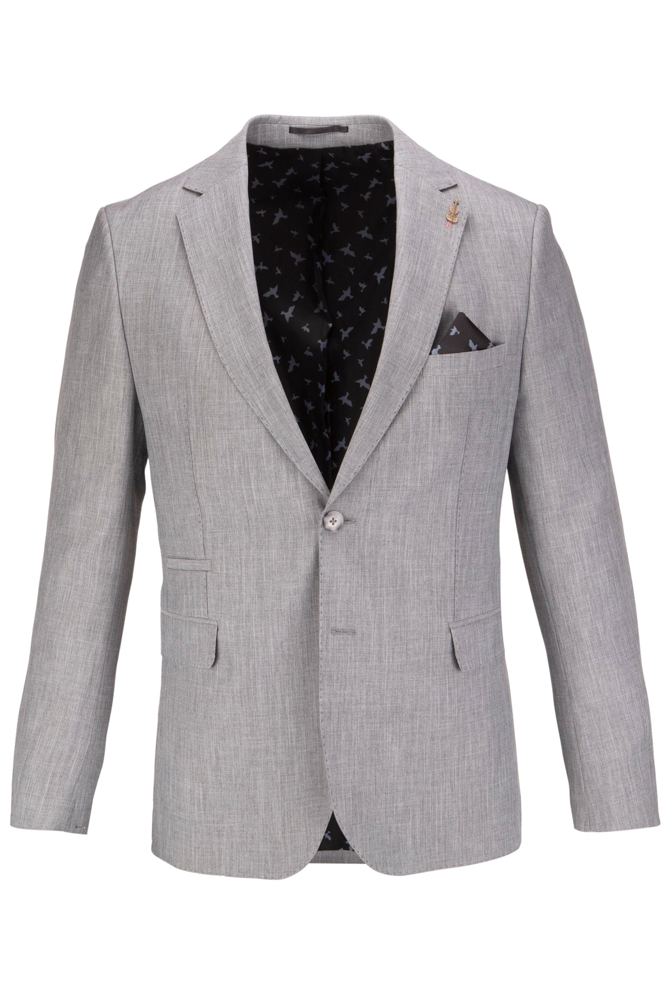 Smooth Touch Grey 3 Piece Suit