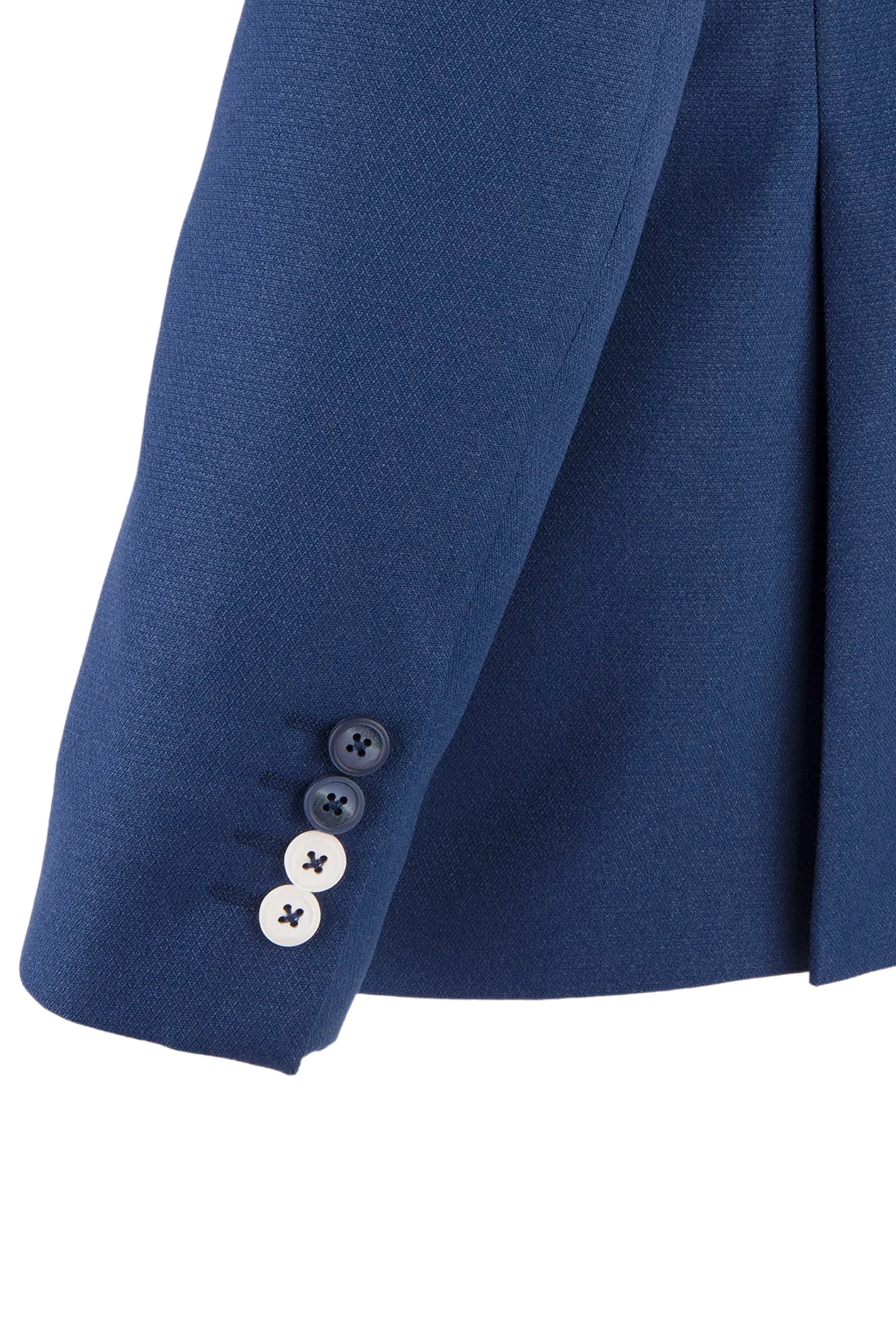 Fratelli Uniti 1054 Smart Sharp Textured Blue Blazer