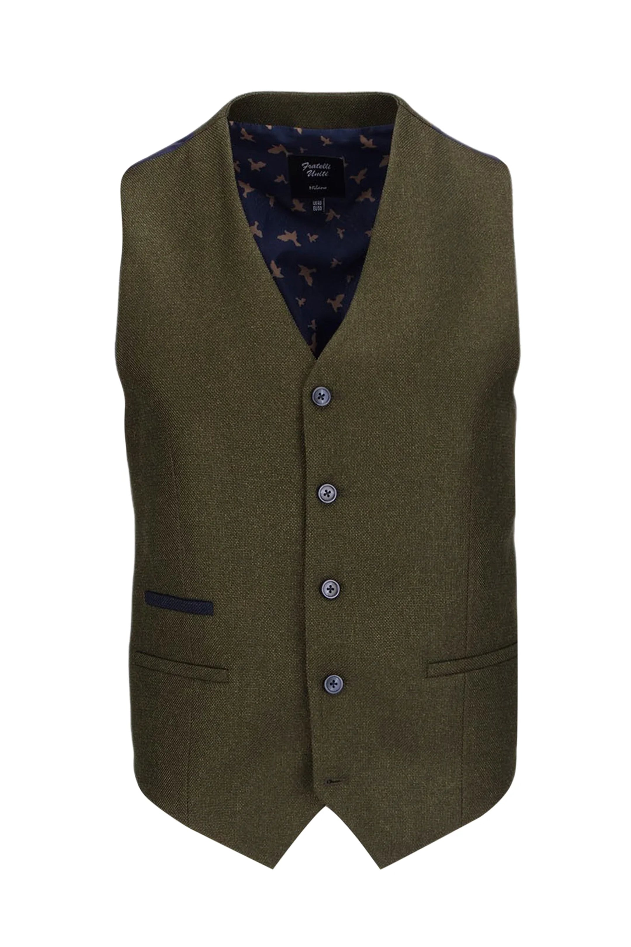 Olive 3 Piece Suit