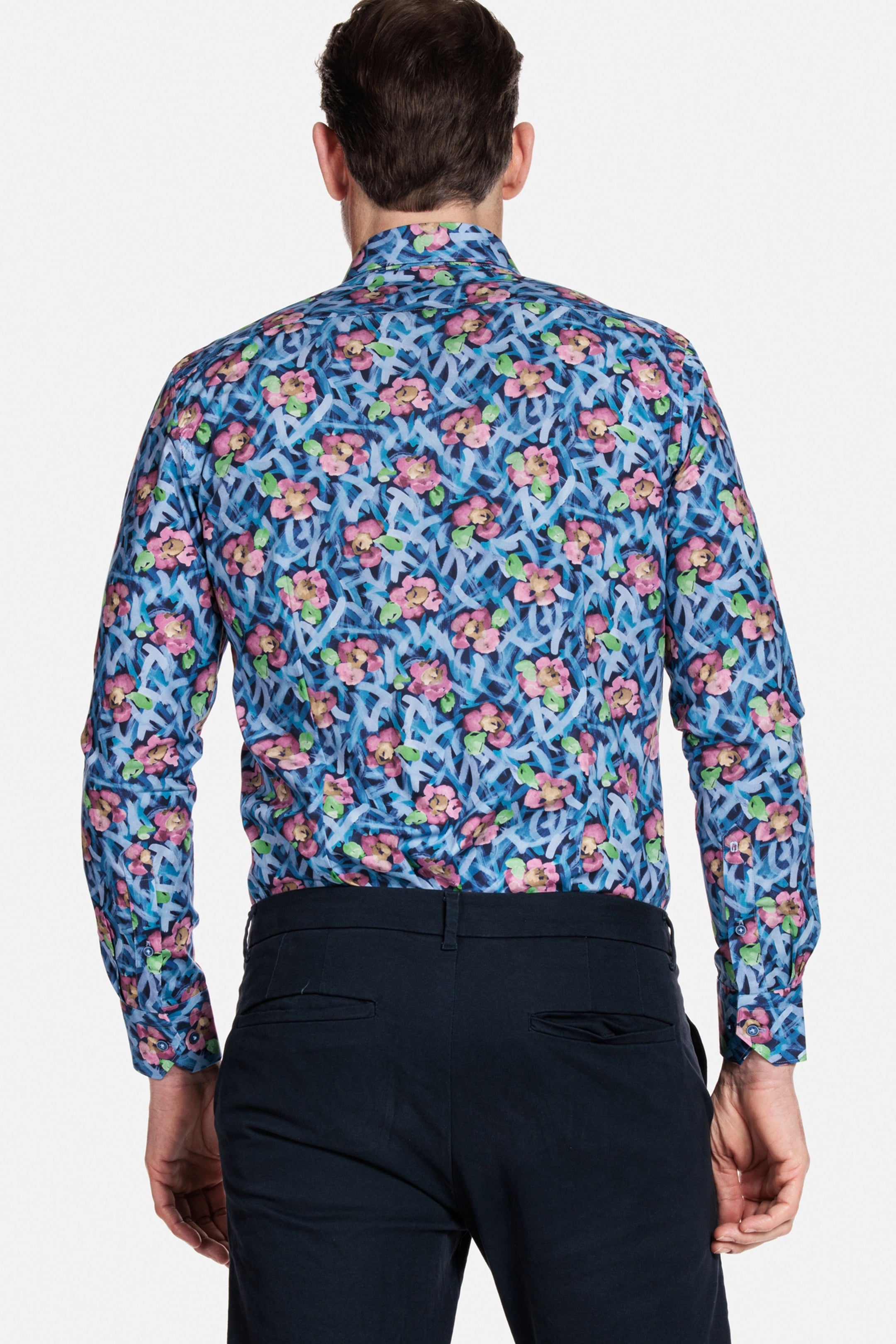 Giordano Abstract Flower Print Shirt