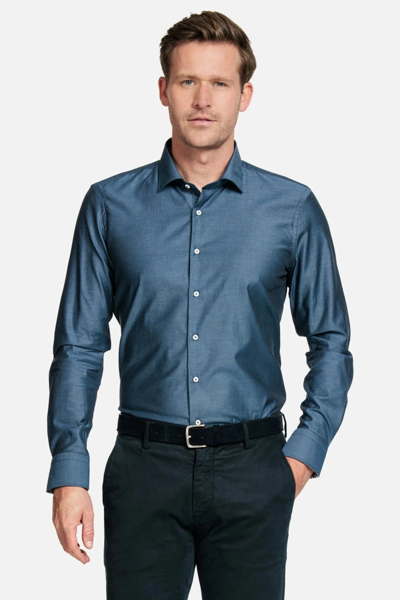 Giordano Denim Blue Shirt