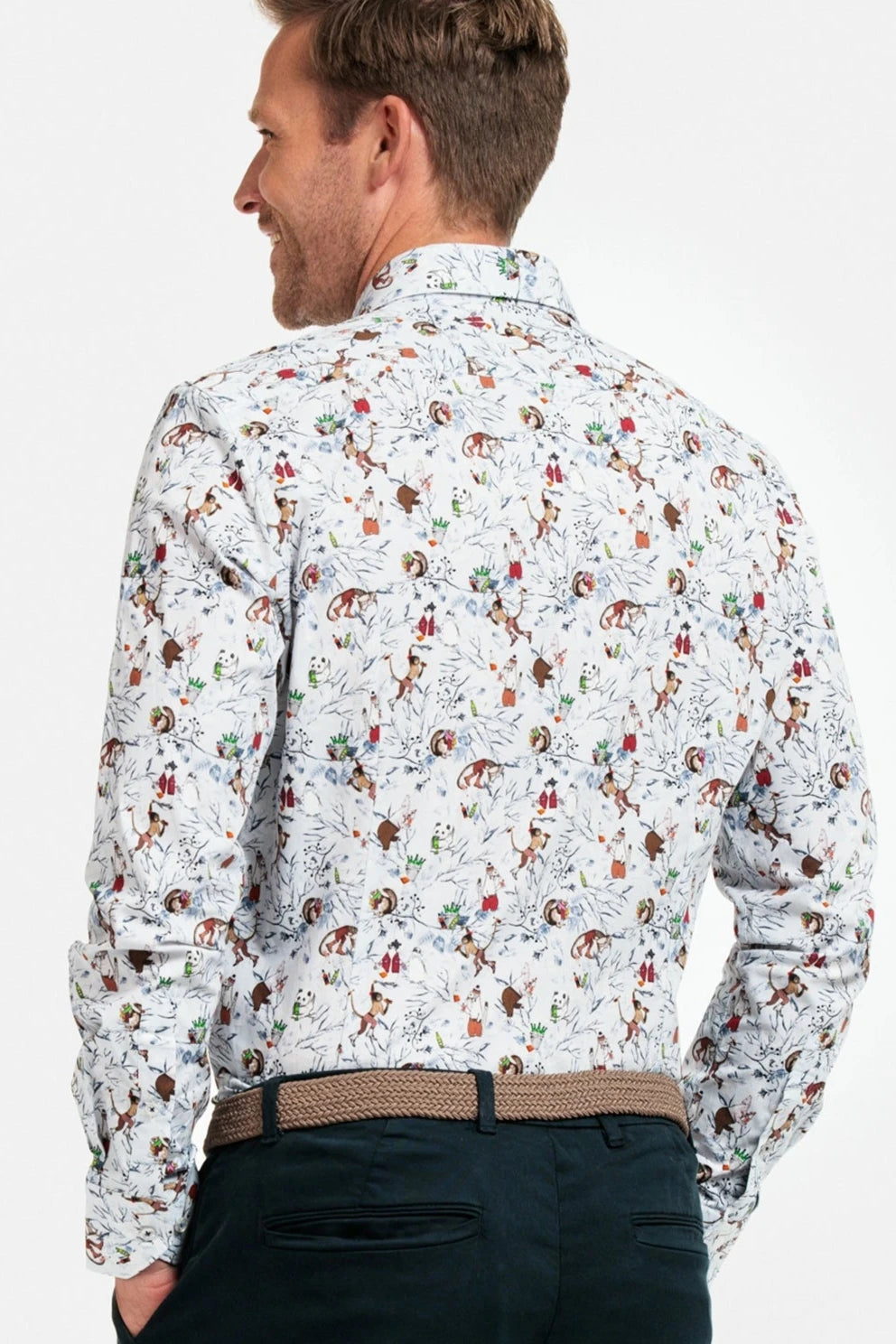 Giordano Winter Scene Print Shirt