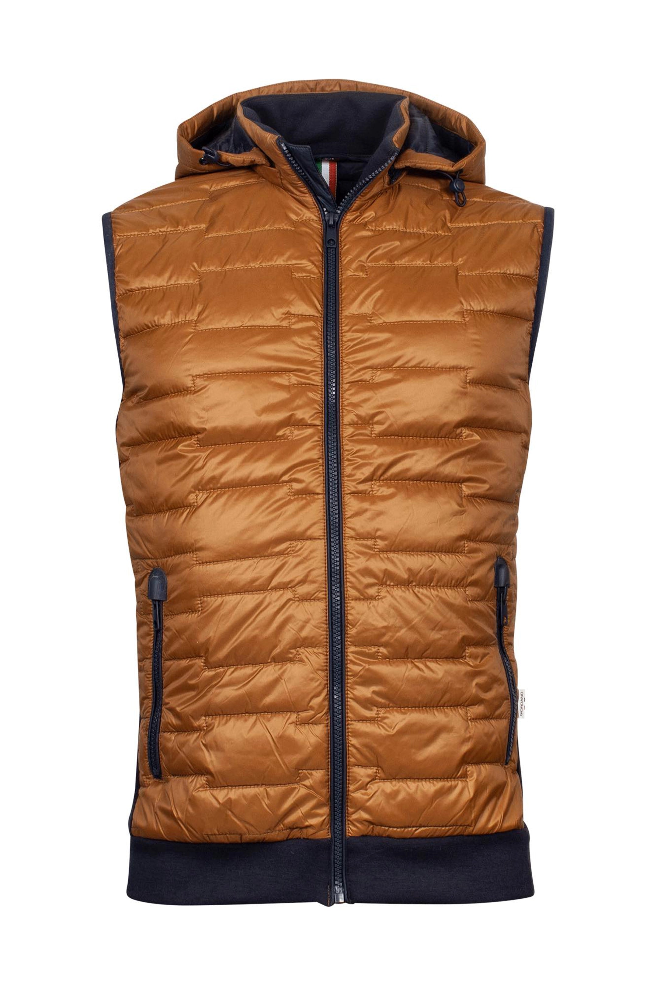 Giordano Gold & Navy Hybrid Body Warmer