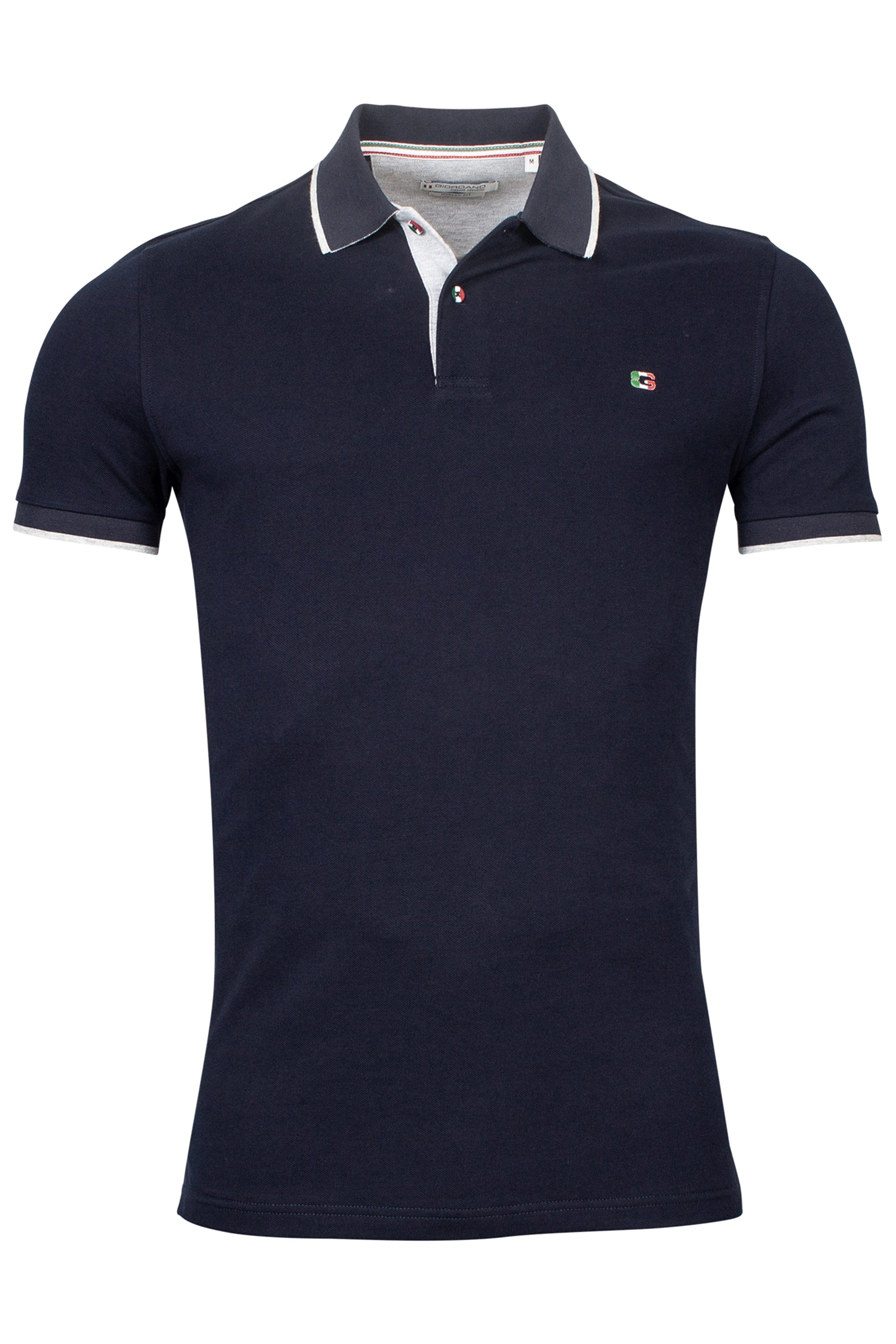 Giordano Nico Signature Short Sleeve Navy Polo