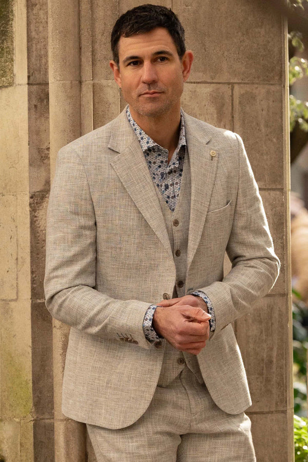 Guide London Modern Jacket in Sky/Tan