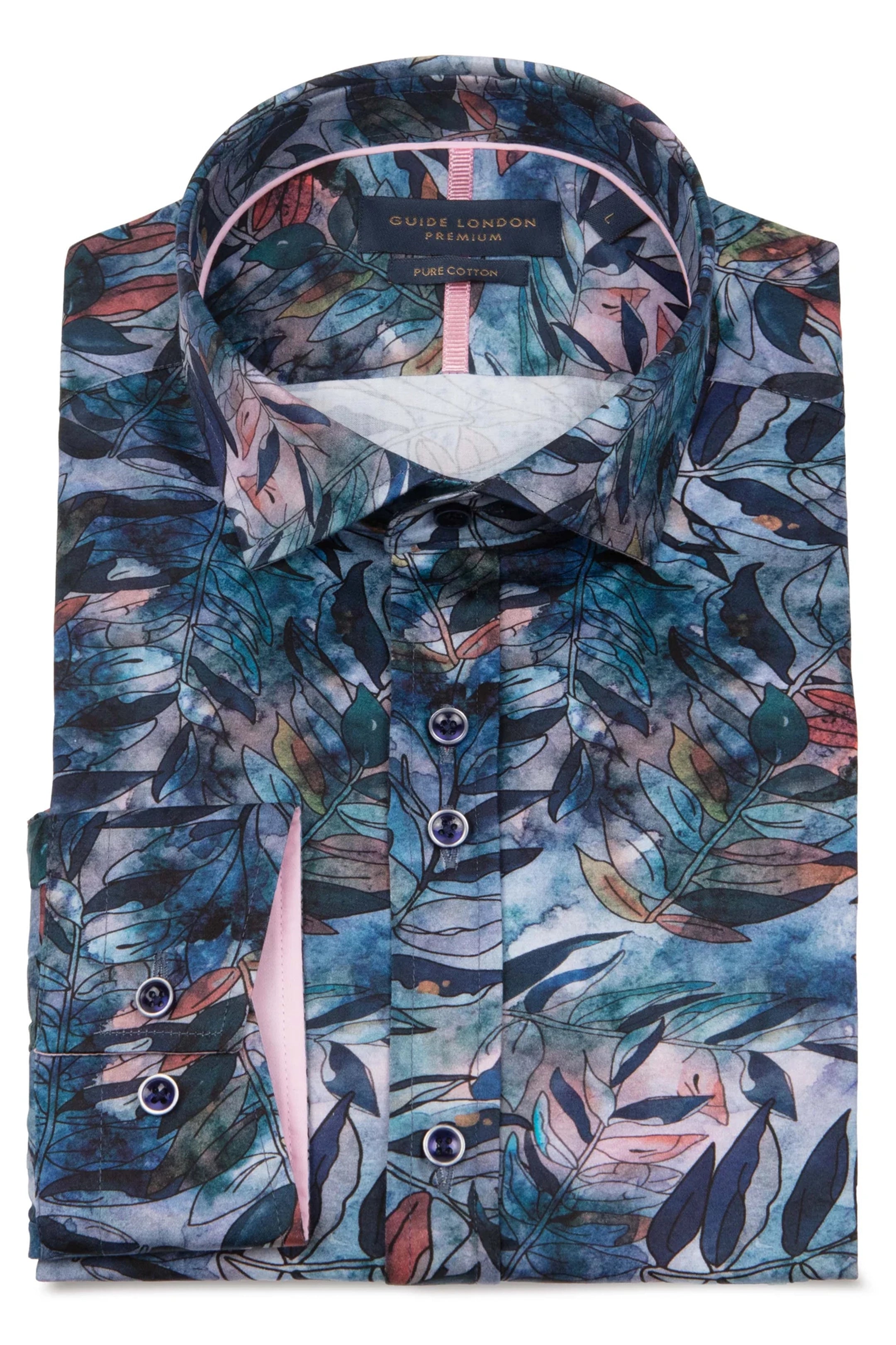 Guide London Leaf Pattern Shirt