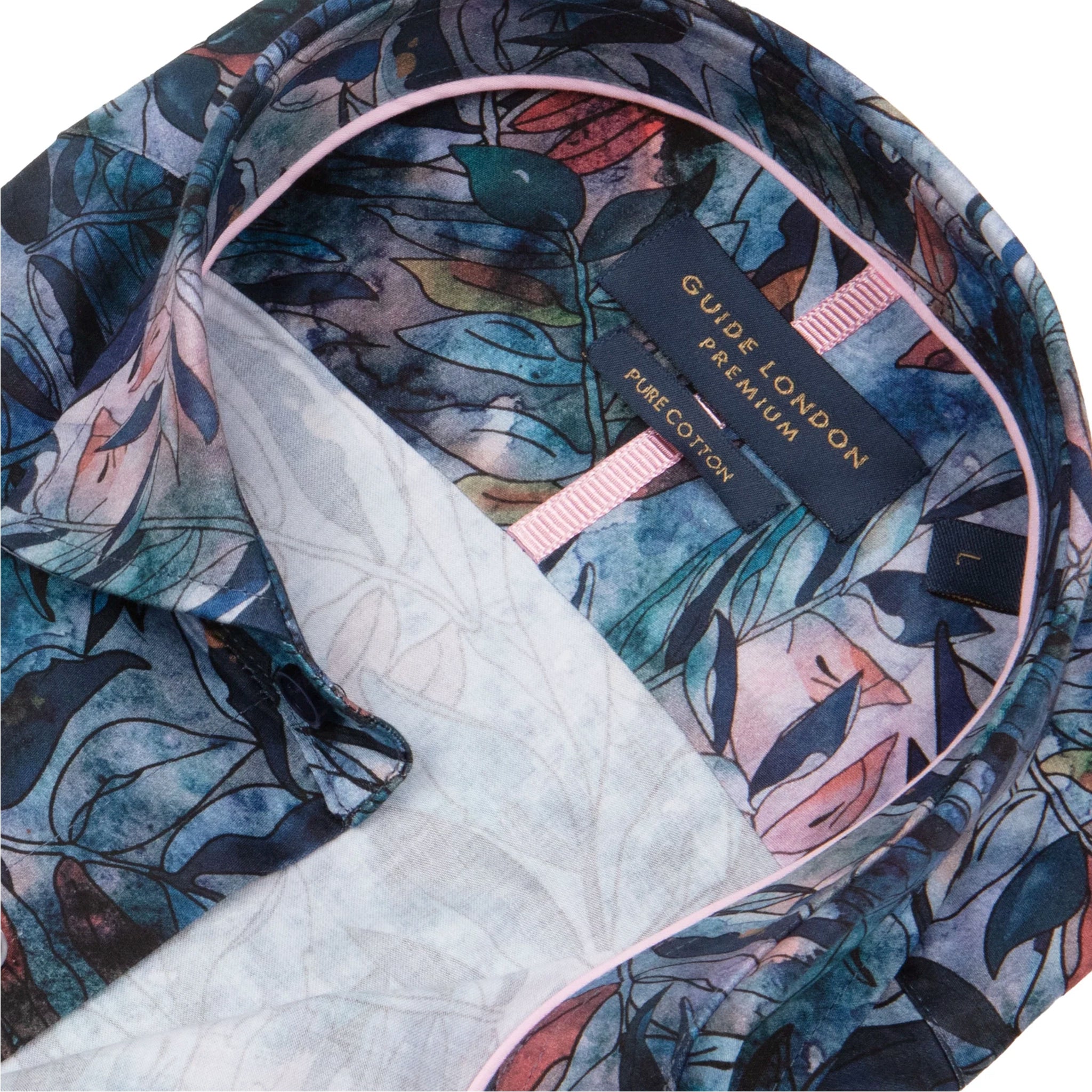 Guide London Leaf Pattern Shirt