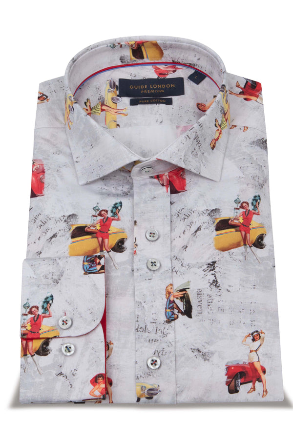 Guide London Pin-Up Girls and their Cars Shirt